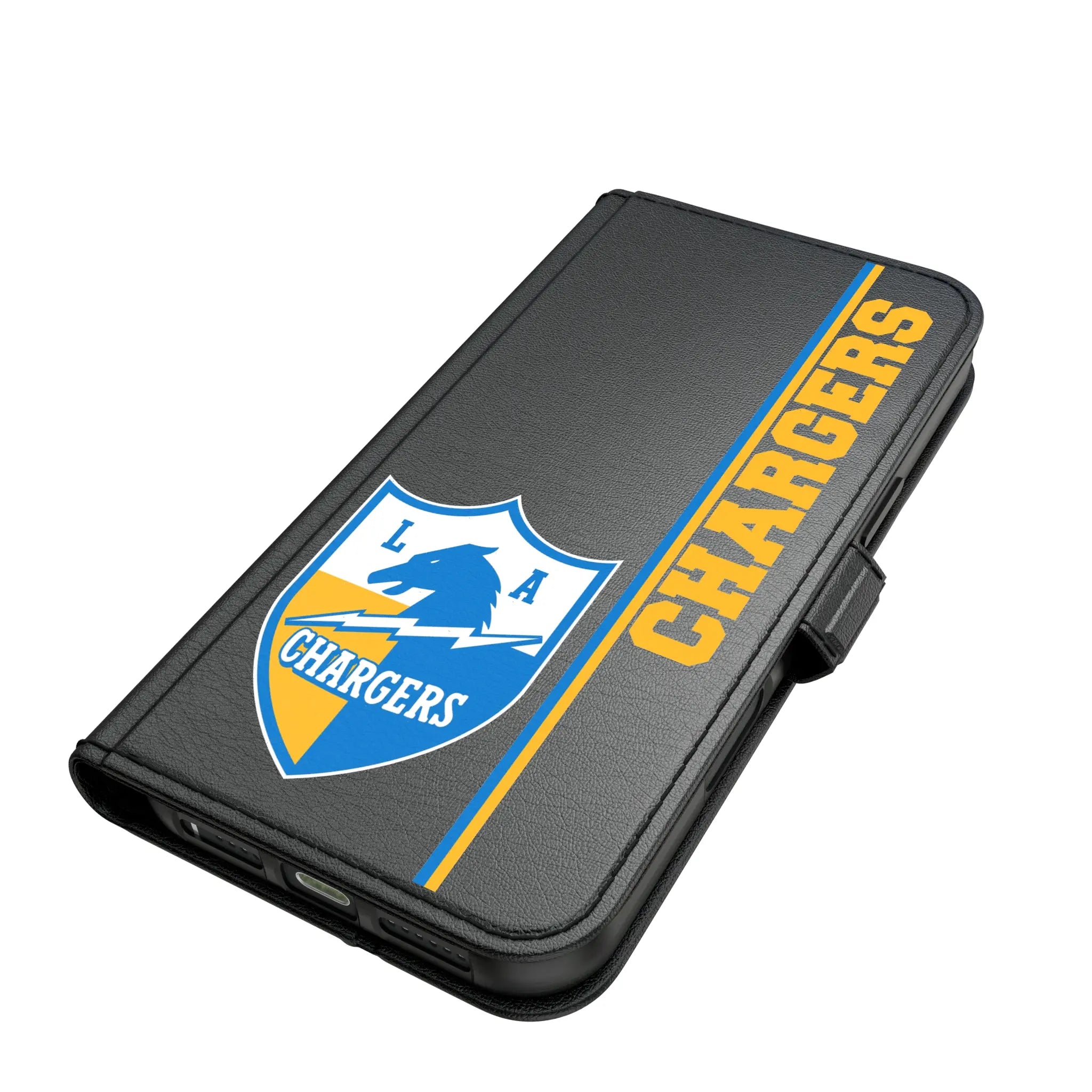 Los Angeles Chargers Historic Collection Sidebar iPhone Folio Phone Case for Apple iPhone#Device_iPhone 17 Pro Max