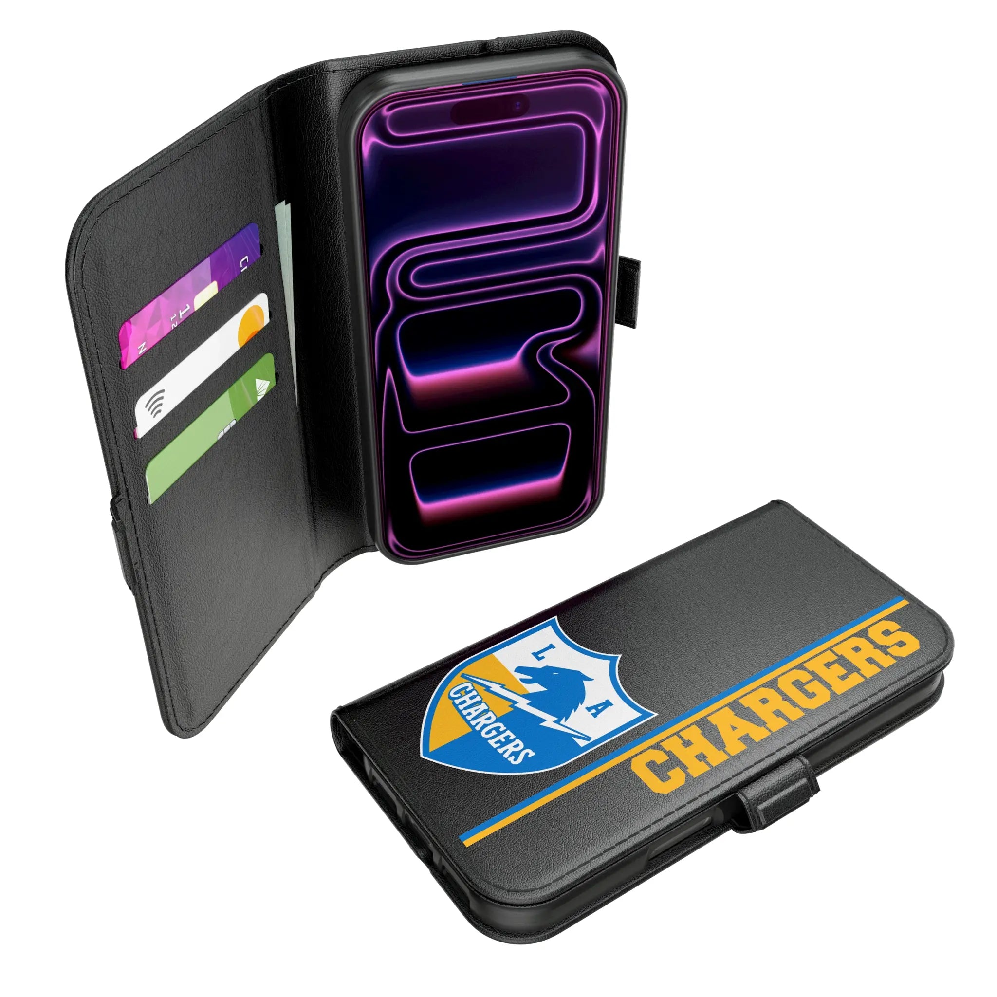 Los Angeles Chargers Historic Collection Sidebar iPhone Folio Phone Case for Apple iPhone#Device_iPhone 17 Pro