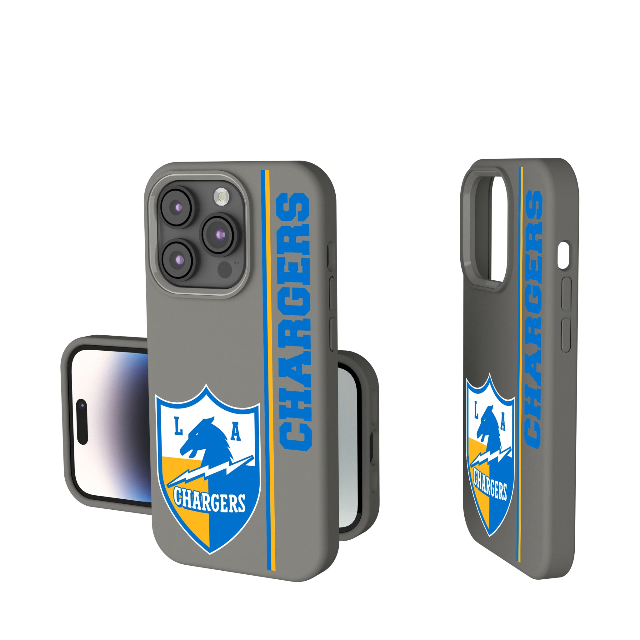 Los Angeles Chargers Historic Collection Sidebar iPhone Soft Touch Phone Case for Apple iPhone