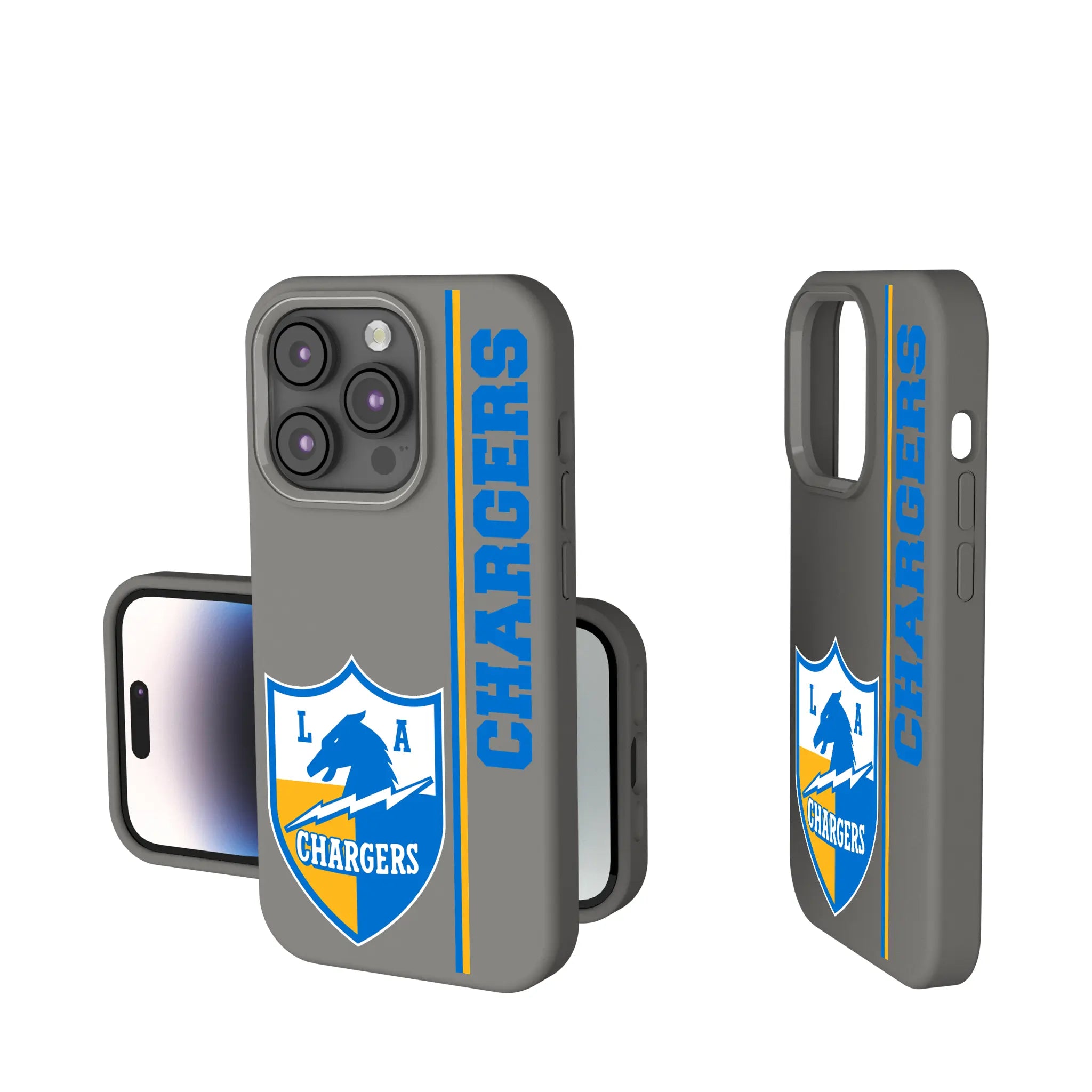 Los Angeles Chargers Historic Collection Sidebar iPhone Soft Touch Phone Case for Apple iPhone