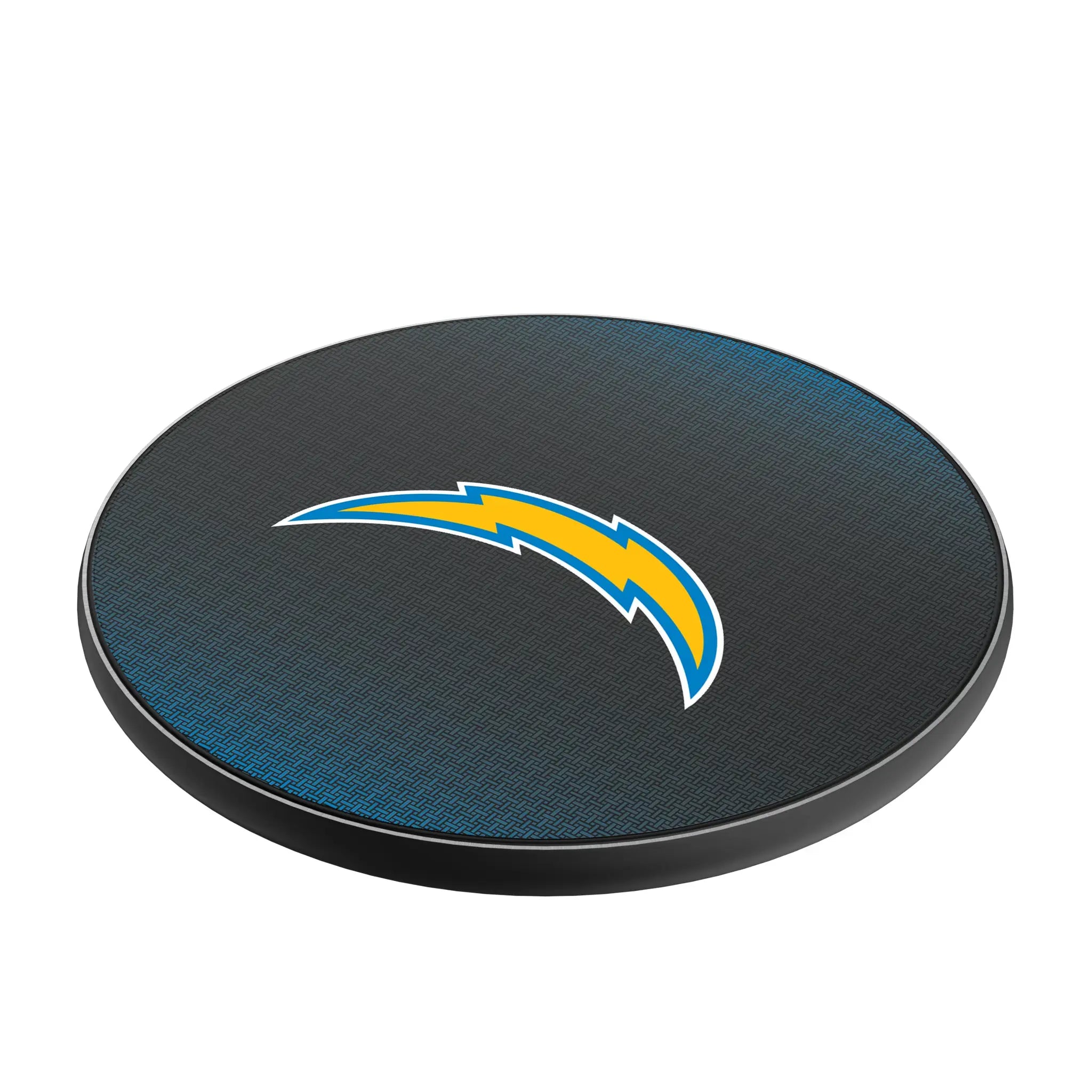 Los Angeles Chargers Linen 15-Watt Wireless Charger - Isometric View