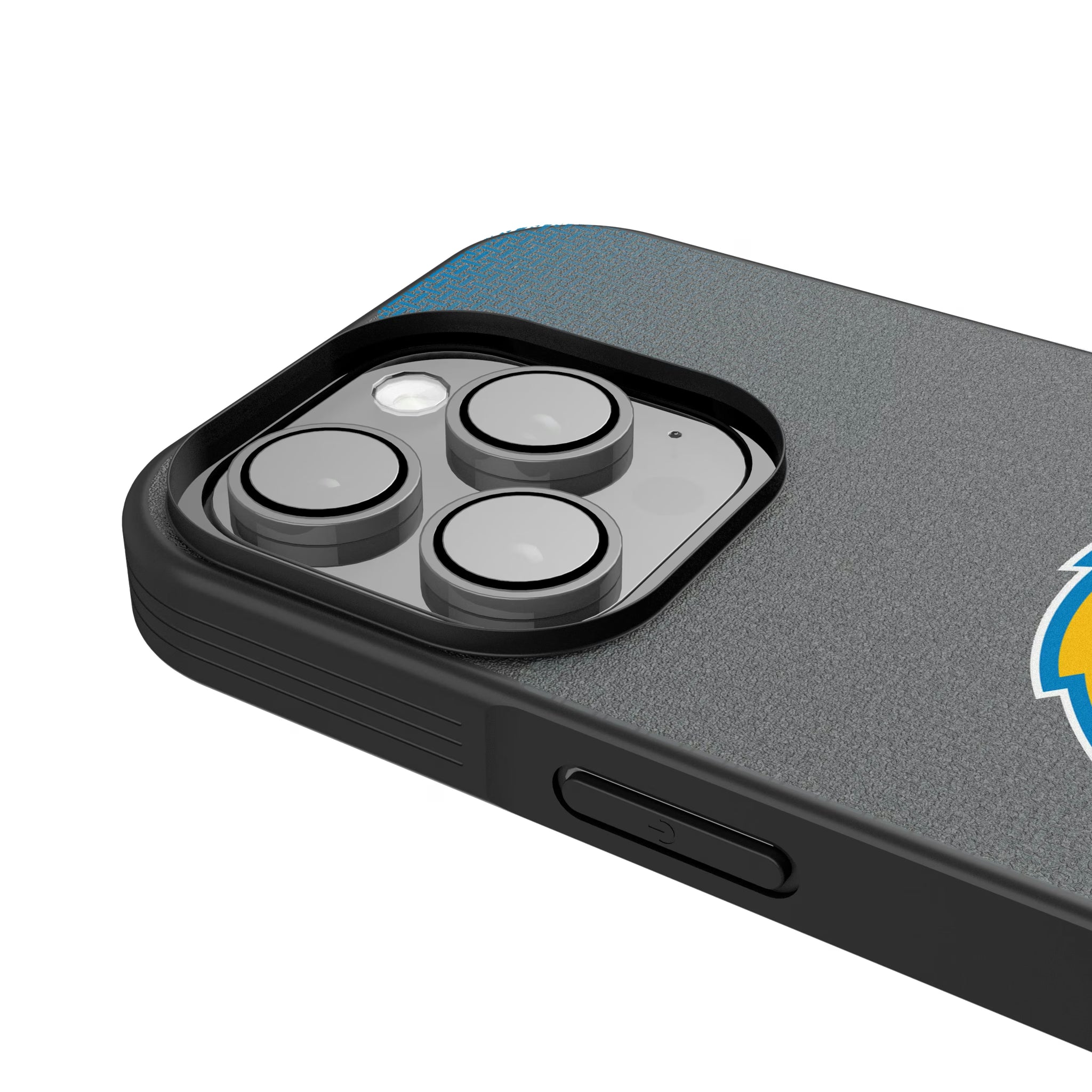 Los Angeles Chargers Linen iPhone Bump Phone Case for Apple iPhone - Detail