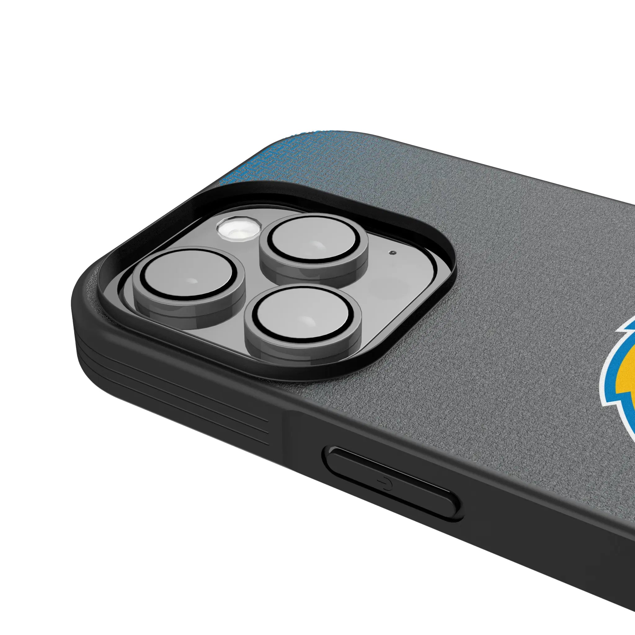 Los Angeles Chargers Linen iPhone Bump Phone Case for Apple iPhone - Detail