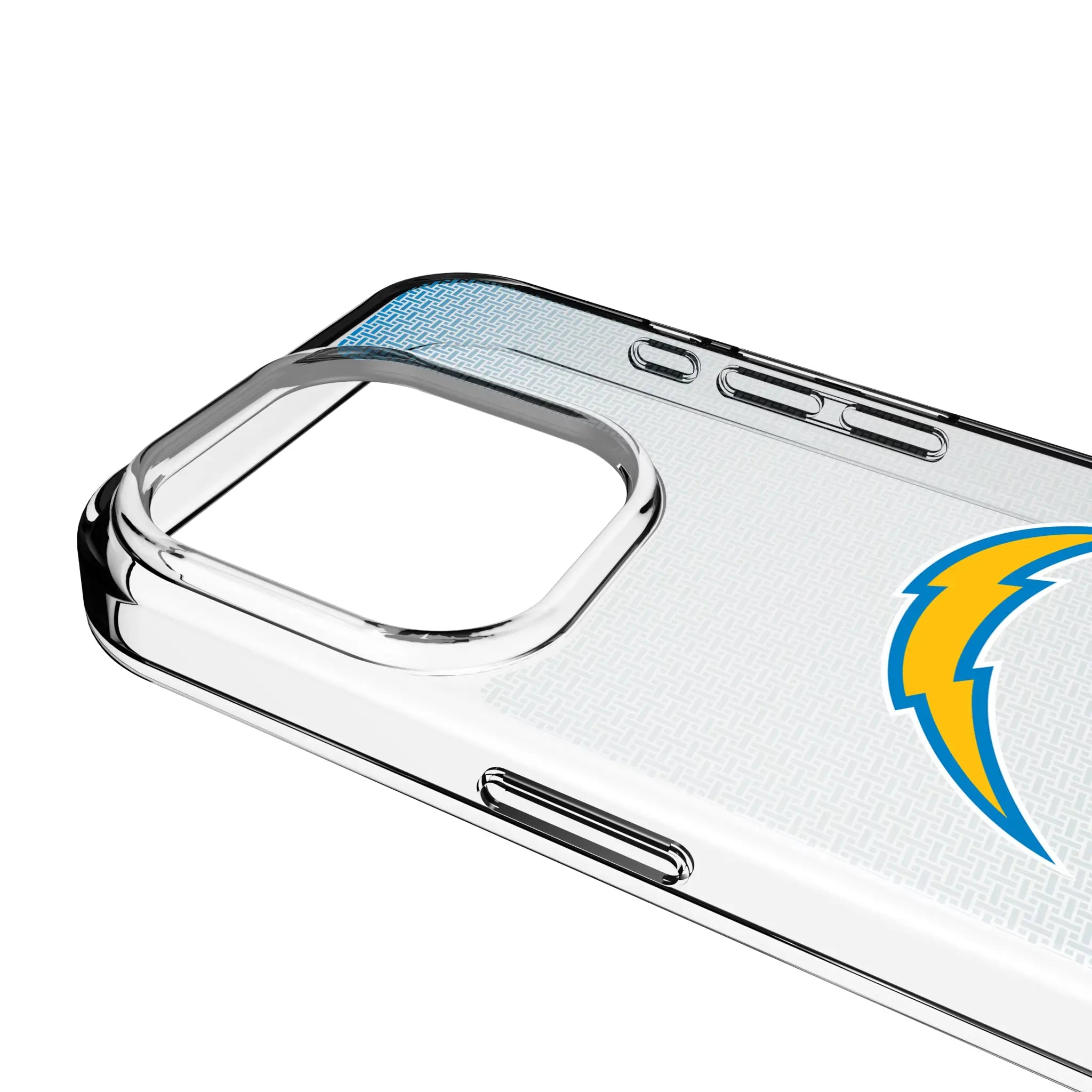 Los Angeles Chargers Linen iPhone Clear Phone Case for Apple iPhone - Detail