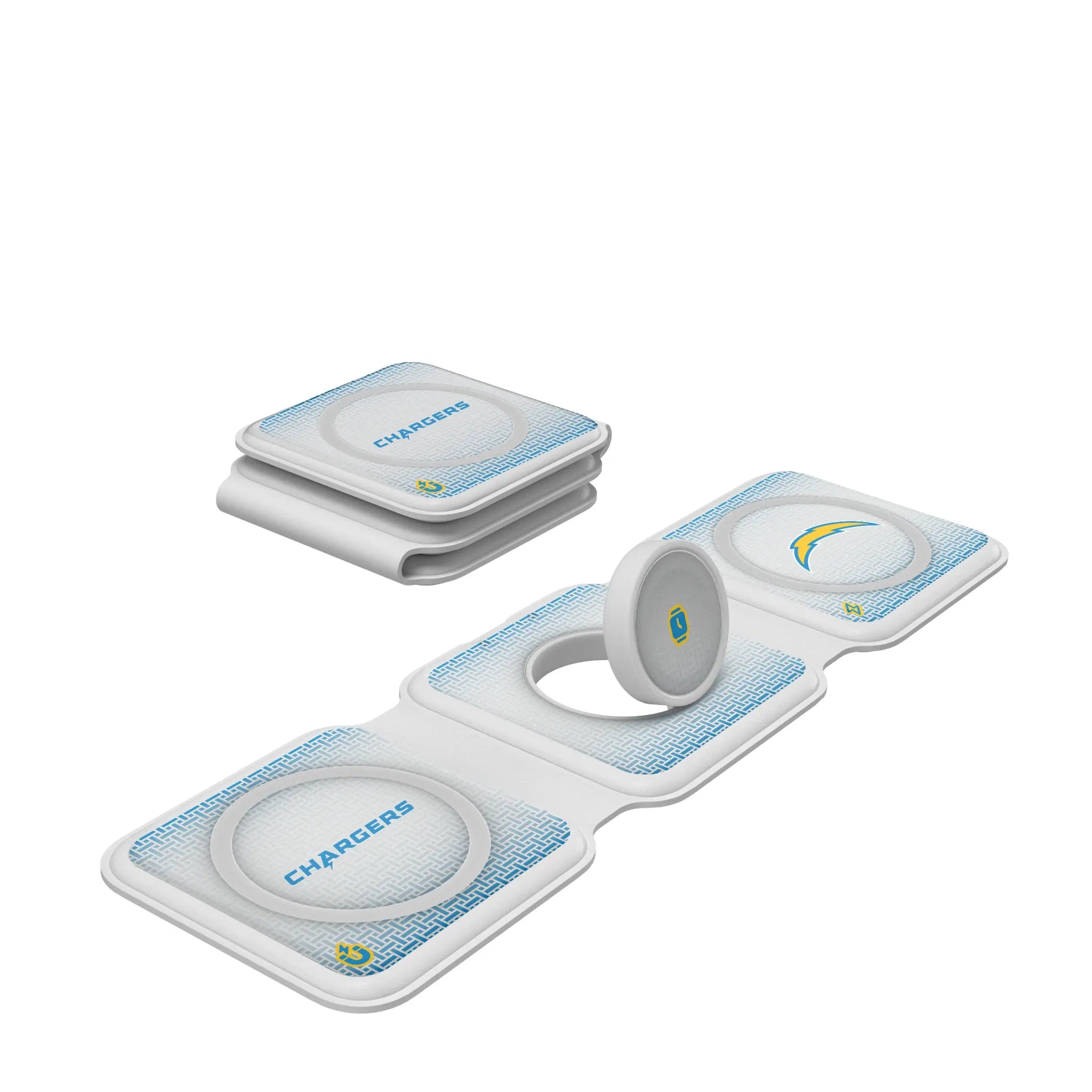 Los Angeles Chargers Linen Foldable 3 in 1 Charger