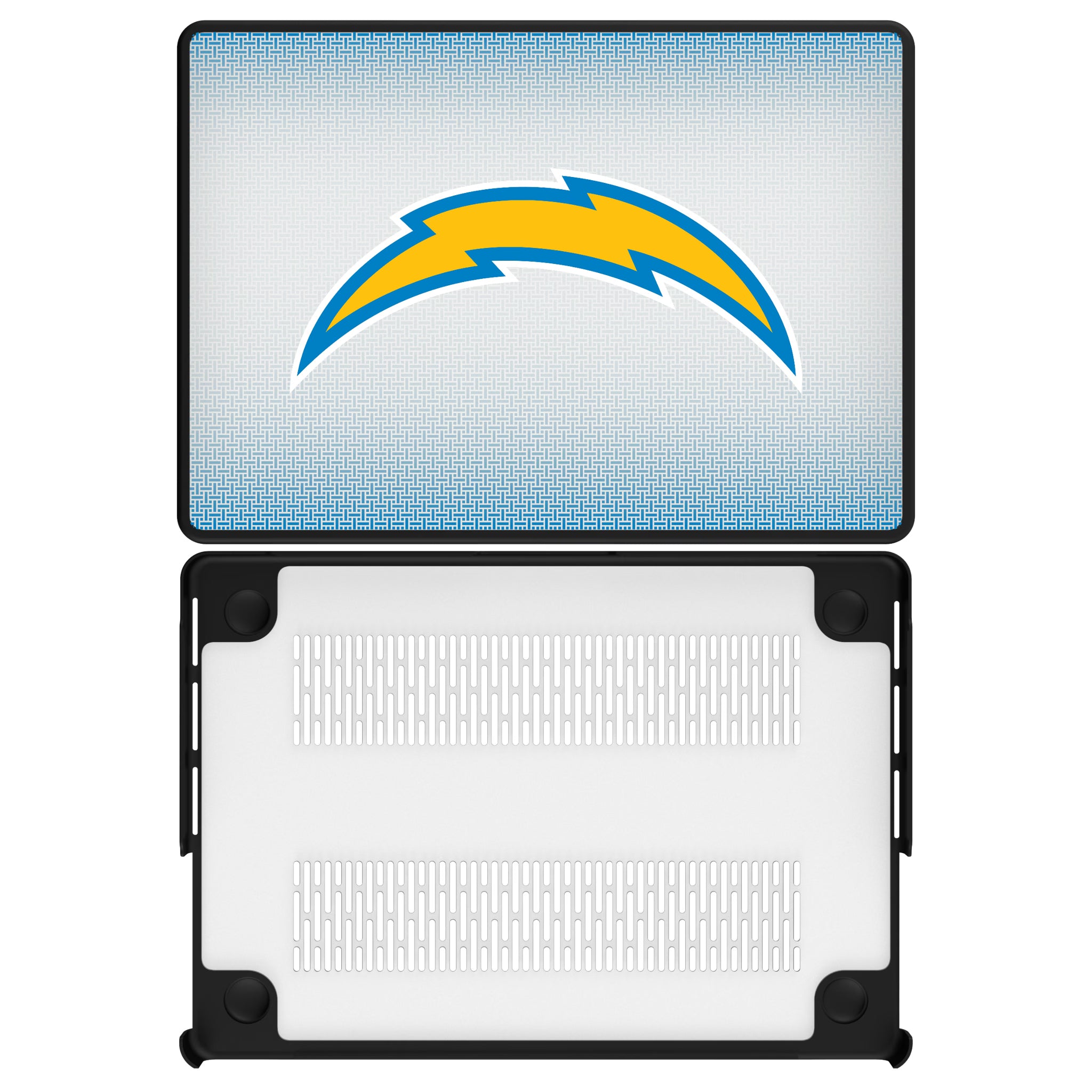 Los Angeles Chargers Linen MacBook Laptop Case for Apple MacBook#Device_MacBook Pro (14-inch, 2021) / MacBook Pro (14-inch, 2023) / MacBook Pro (14-inch, 2024)