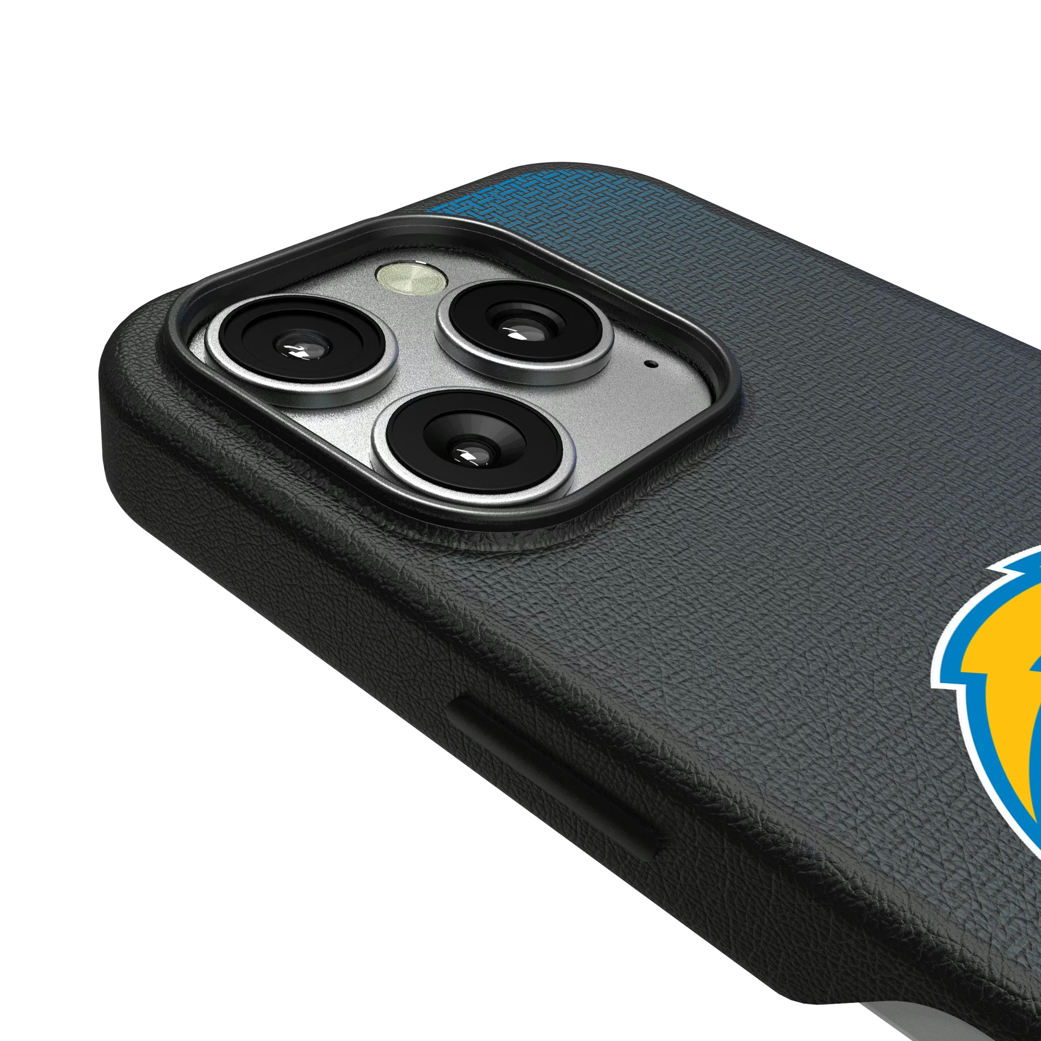Los Angeles Chargers Linen iPhone MagSafe Compatible Phone Case for Apple iPhone - Detail