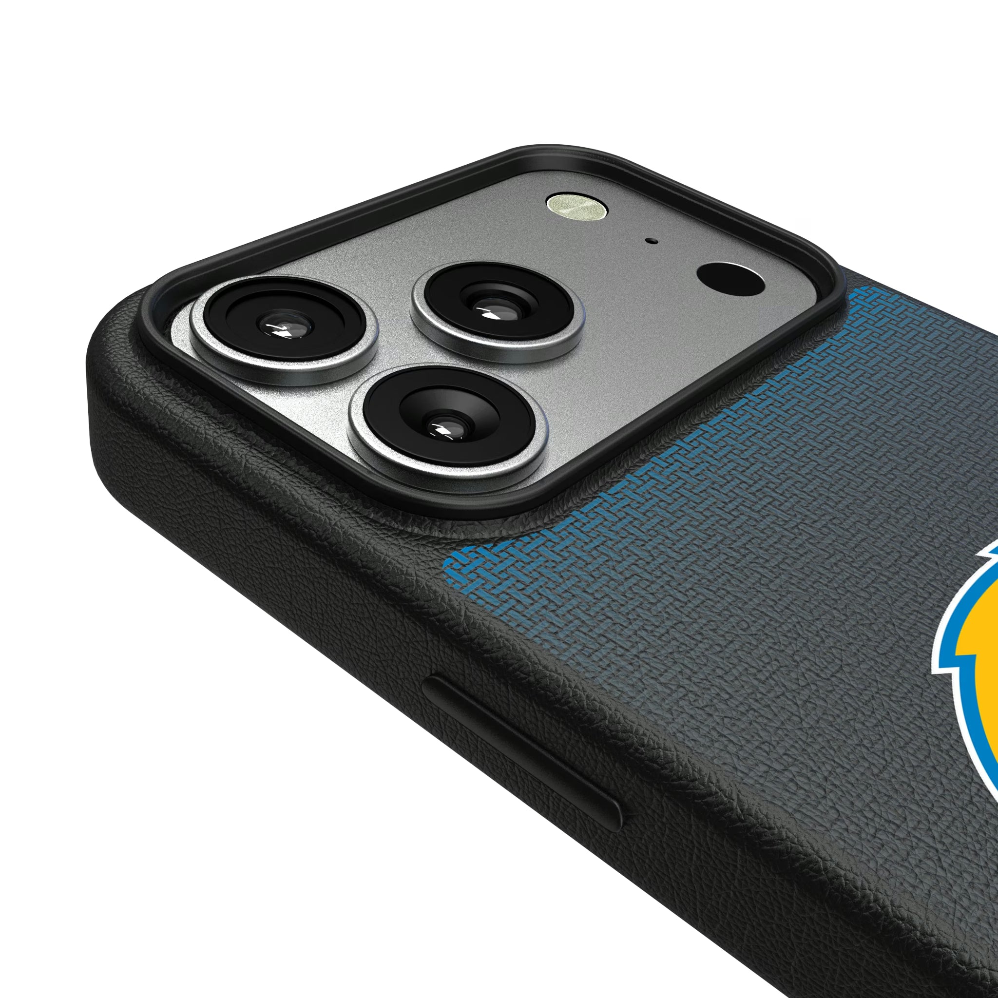 Los Angeles Chargers Linen iPhone MagSafe Compatible Phone Case for Apple iPhone - Detail#Device_iPhone 17 Pro