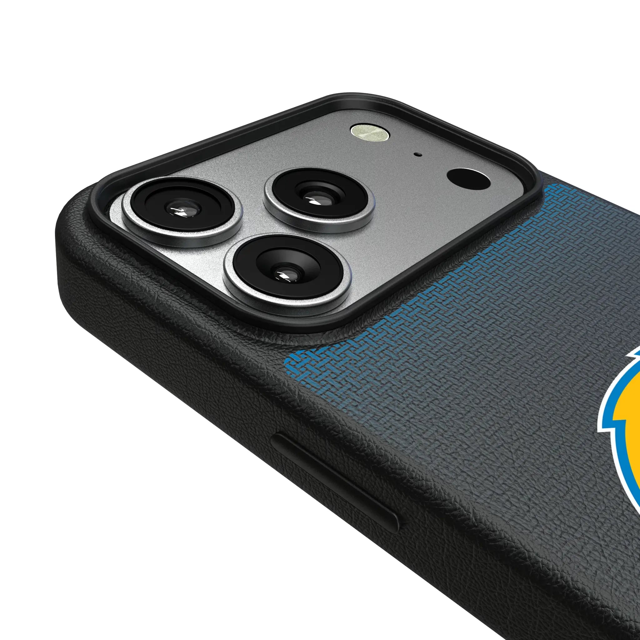 Los Angeles Chargers Linen iPhone MagSafe Compatible Phone Case for Apple iPhone - Detail#Device_iPhone 17 Pro