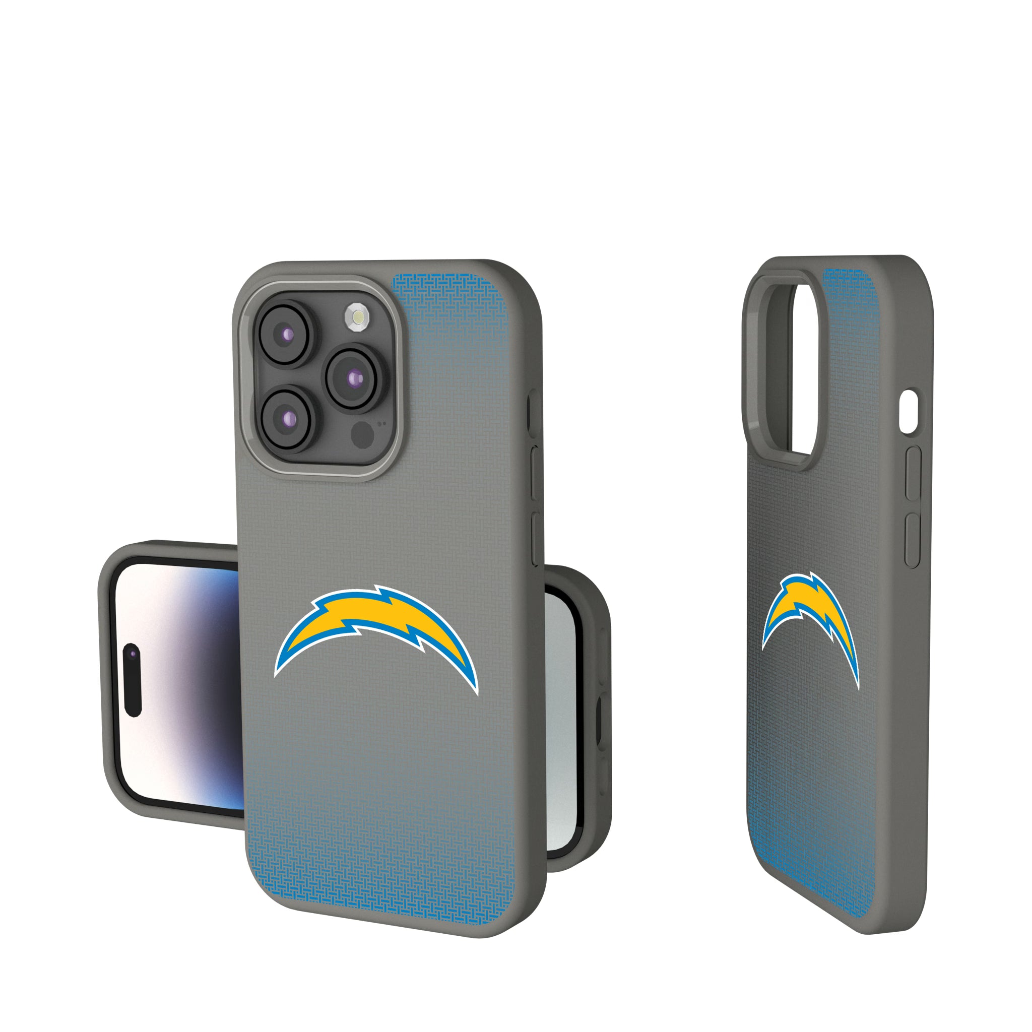 Los Angeles Chargers Linen iPhone Soft Touch Phone Case for Apple iPhone