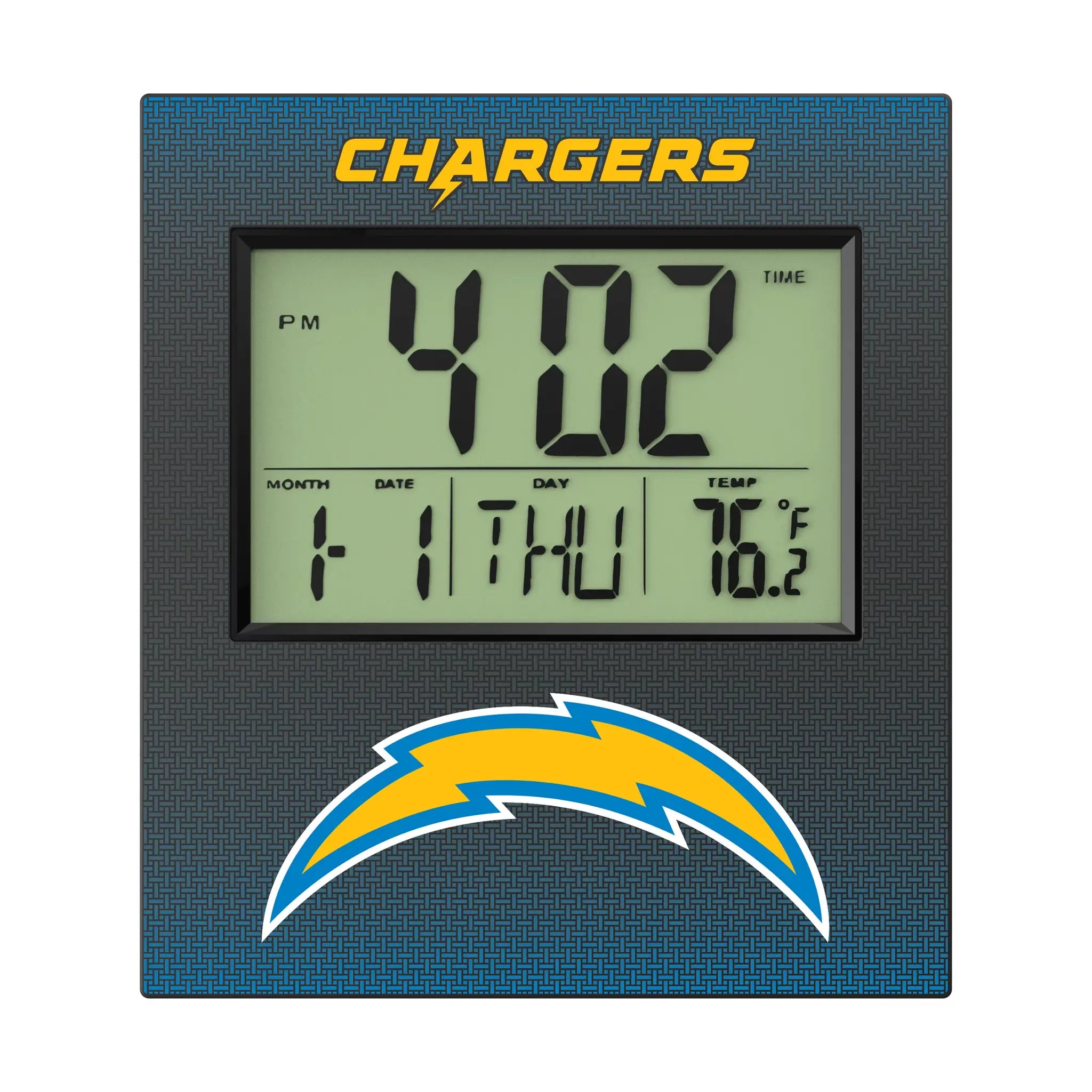 Los Angeles Chargers Linen Wall Clock