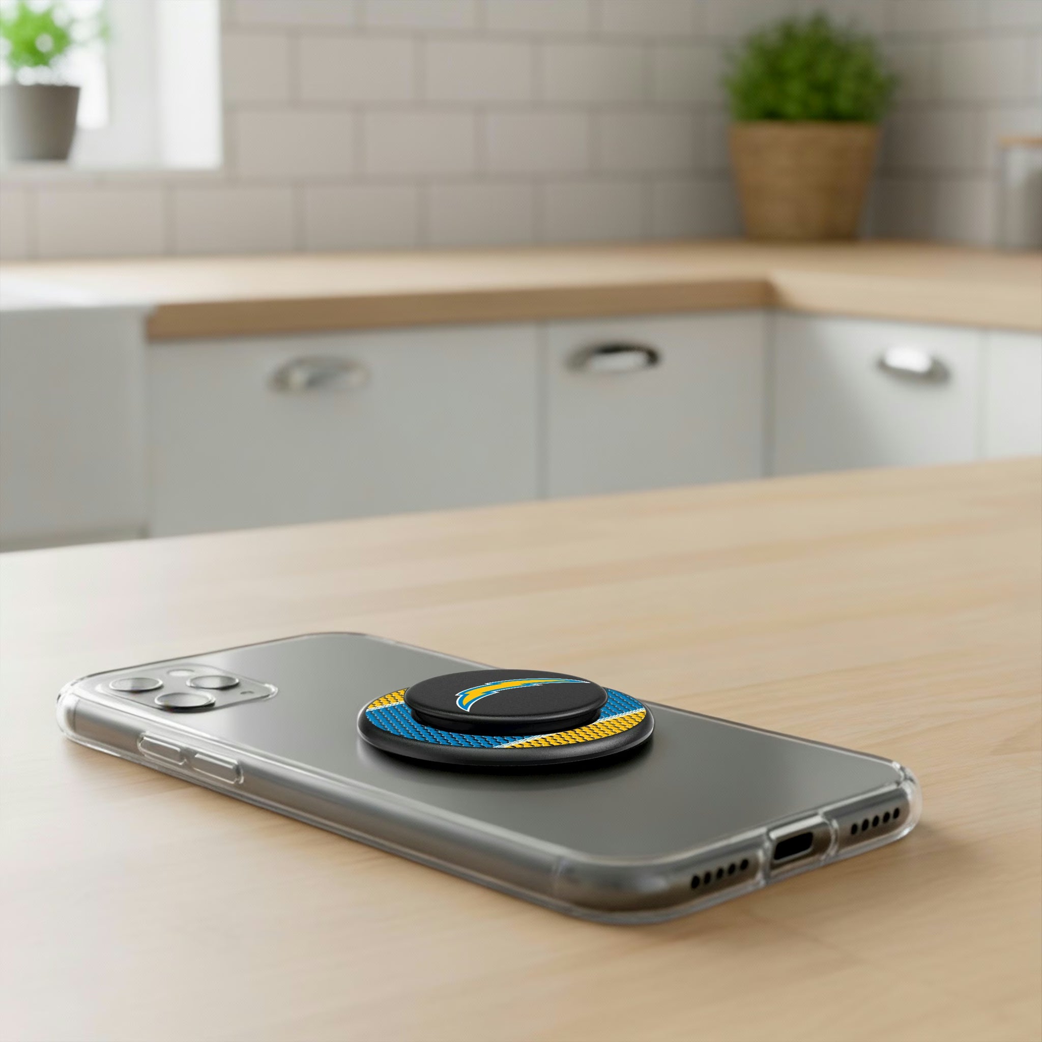 Los Angeles Chargers Mesh Popsockets Round Magnetic - Lifestyle
