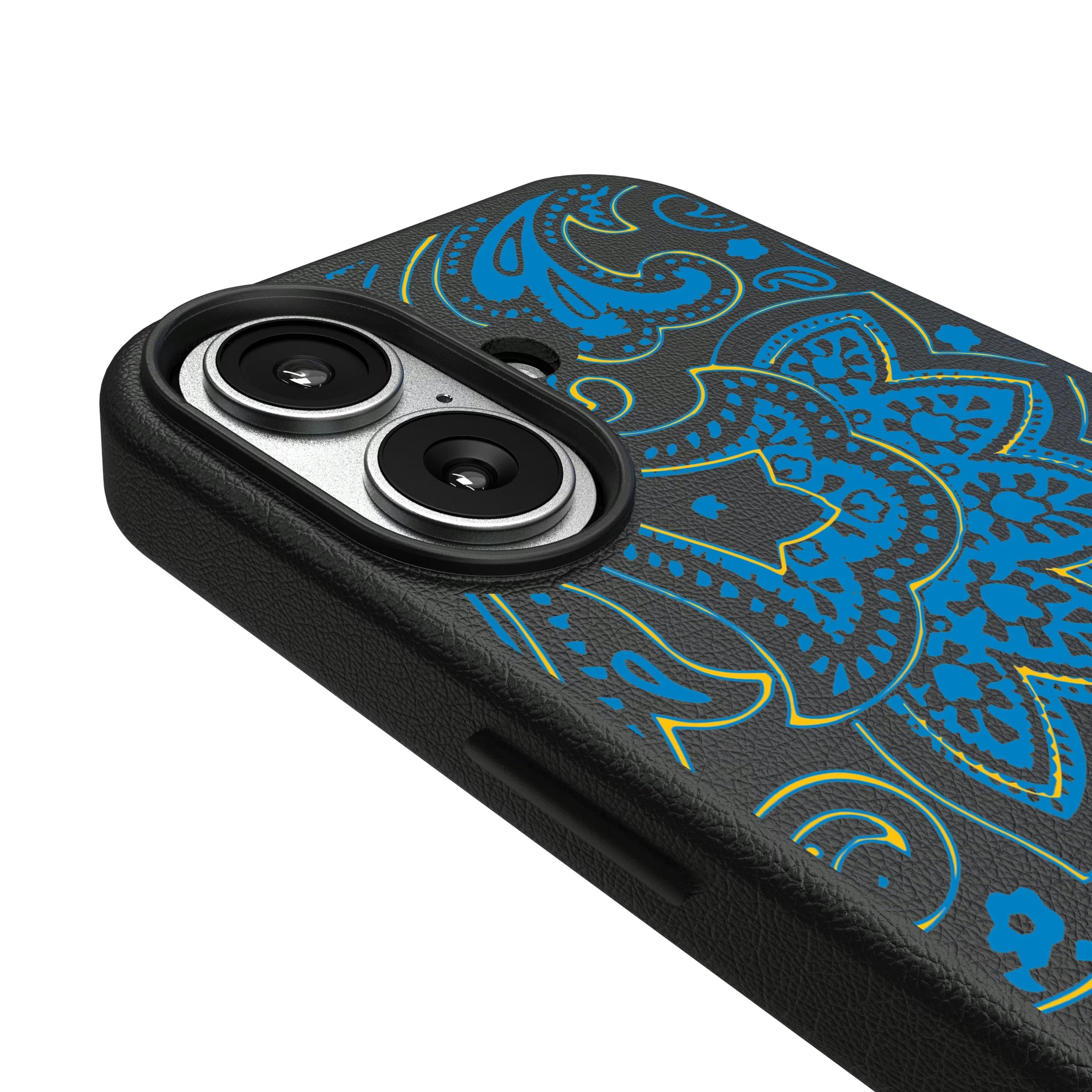 Los Angeles Chargers Paisley iPhone MagSafe Compatible Phone Case for Apple iPhone - Detail#Device_iPhone 17