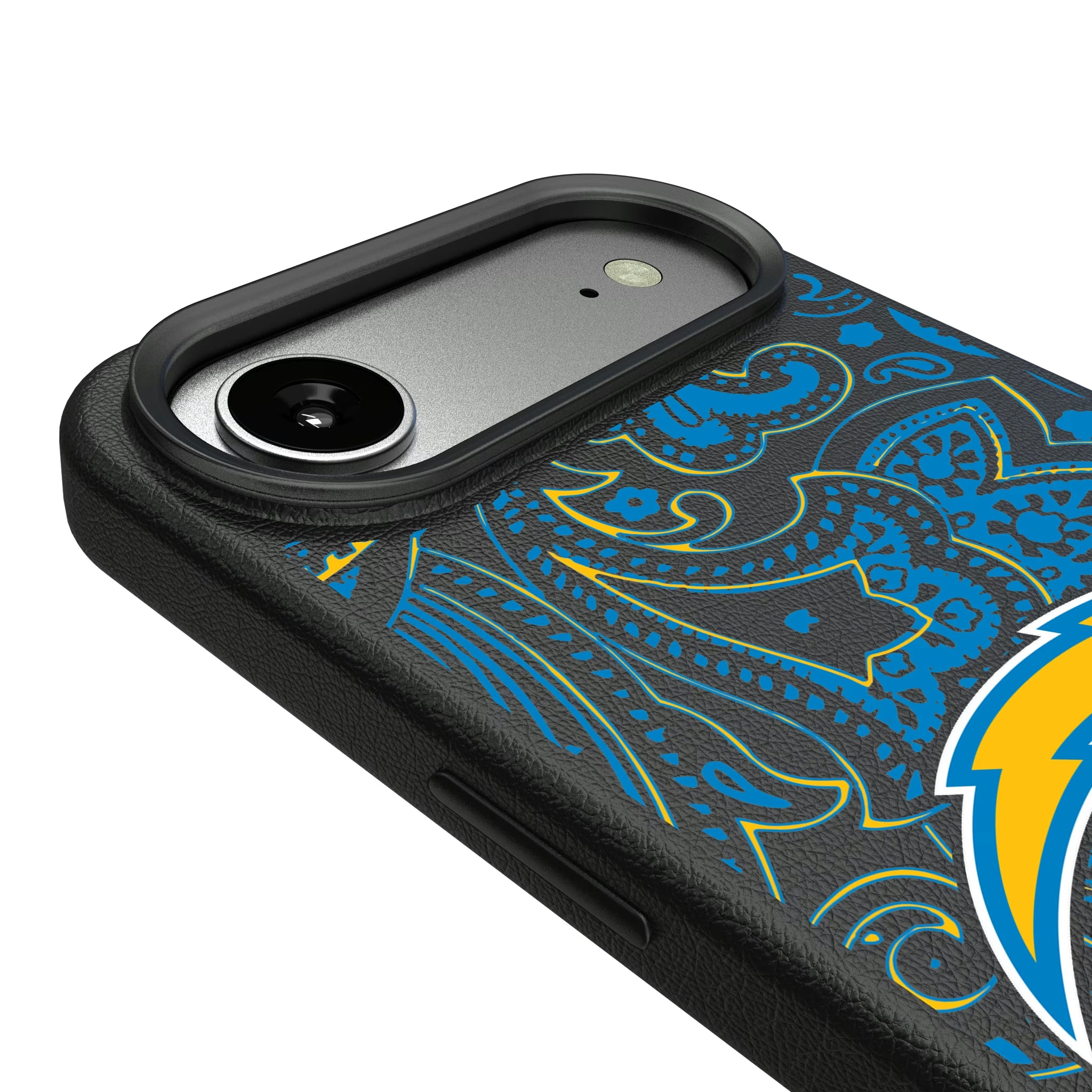 Los Angeles Chargers Paisley iPhone MagSafe Compatible Phone Case for Apple iPhone - Detail#Device_iPhone Air