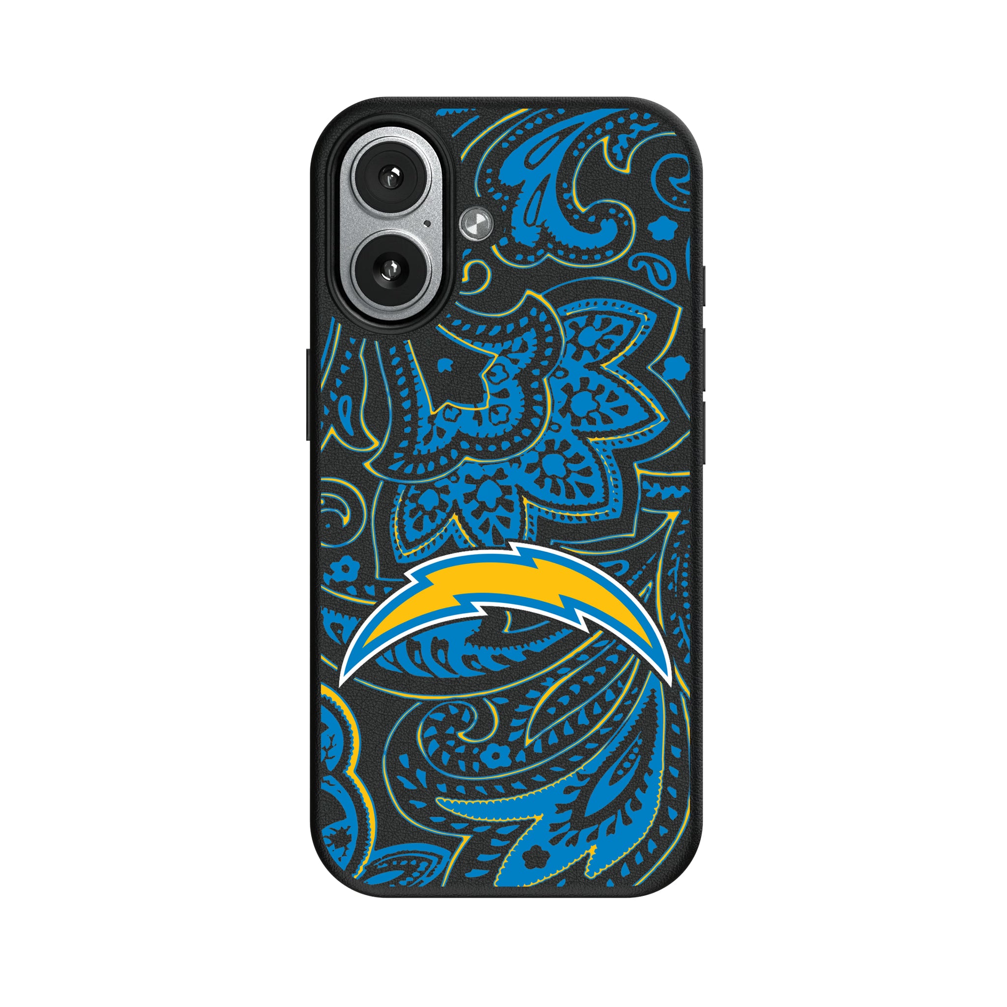 Los Angeles Chargers Paisley iPhone MagSafe Compatible Phone Case for Apple iPhone#Device_iPhone 17