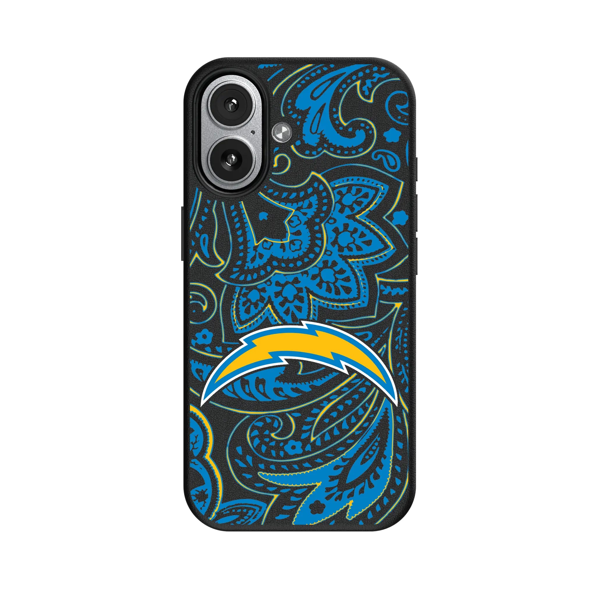 Los Angeles Chargers Paisley iPhone MagSafe Compatible Phone Case for Apple iPhone#Device_iPhone 17
