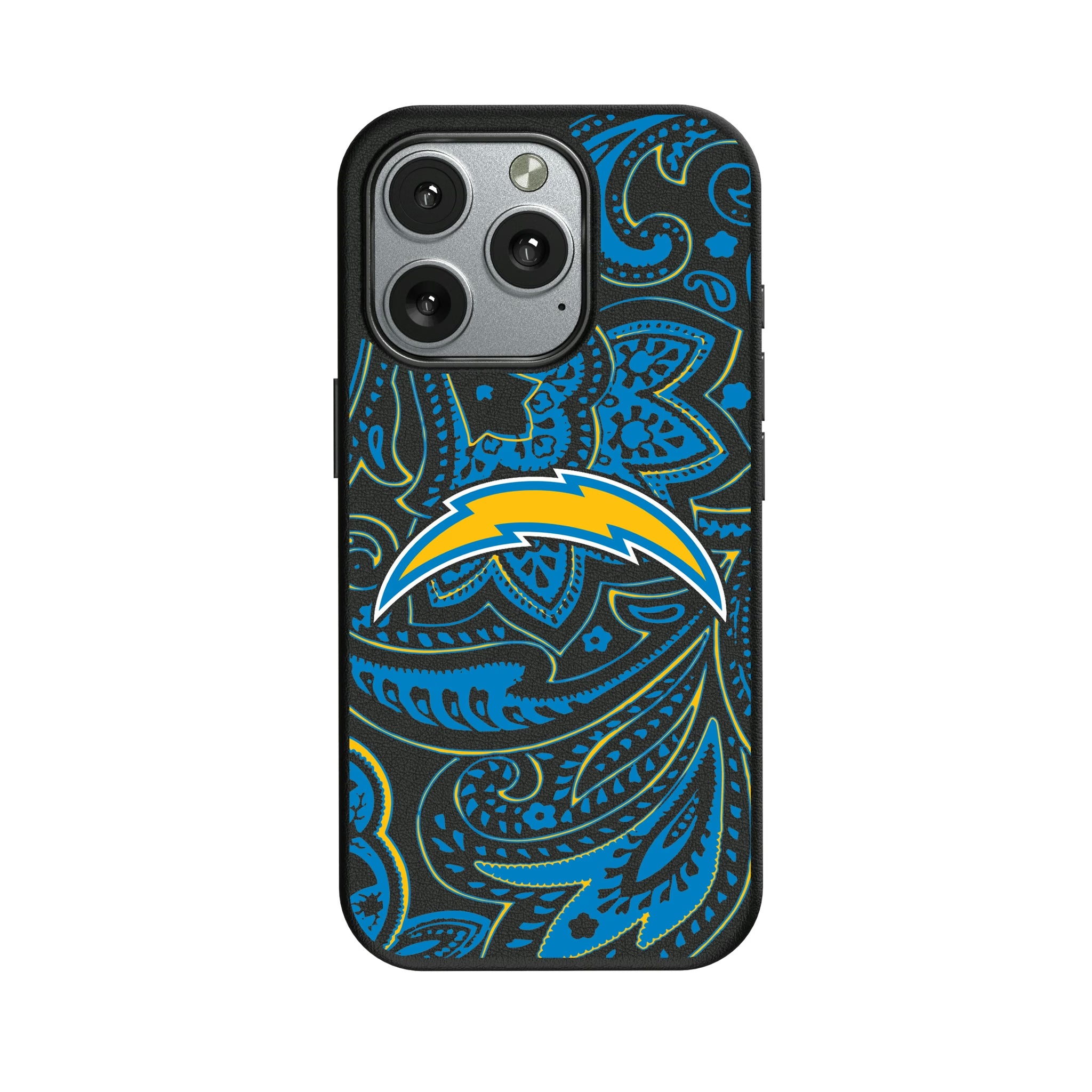 Los Angeles Chargers Paisley iPhone MagSafe Compatible Phone Case for Apple iPhone
