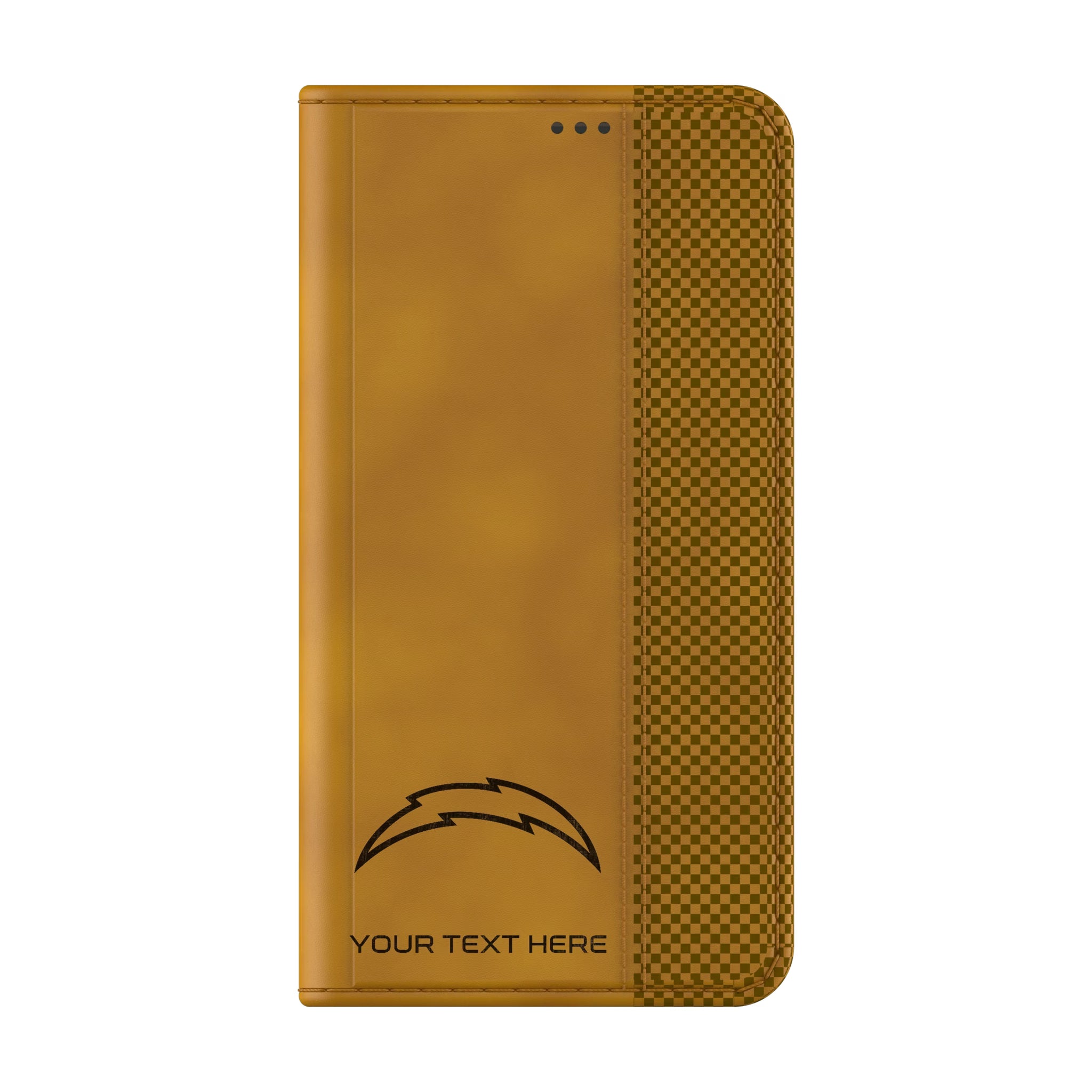 Los Angeles Chargers Personalized Burn Galaxy Folio Phone Case for Samsung Galaxy