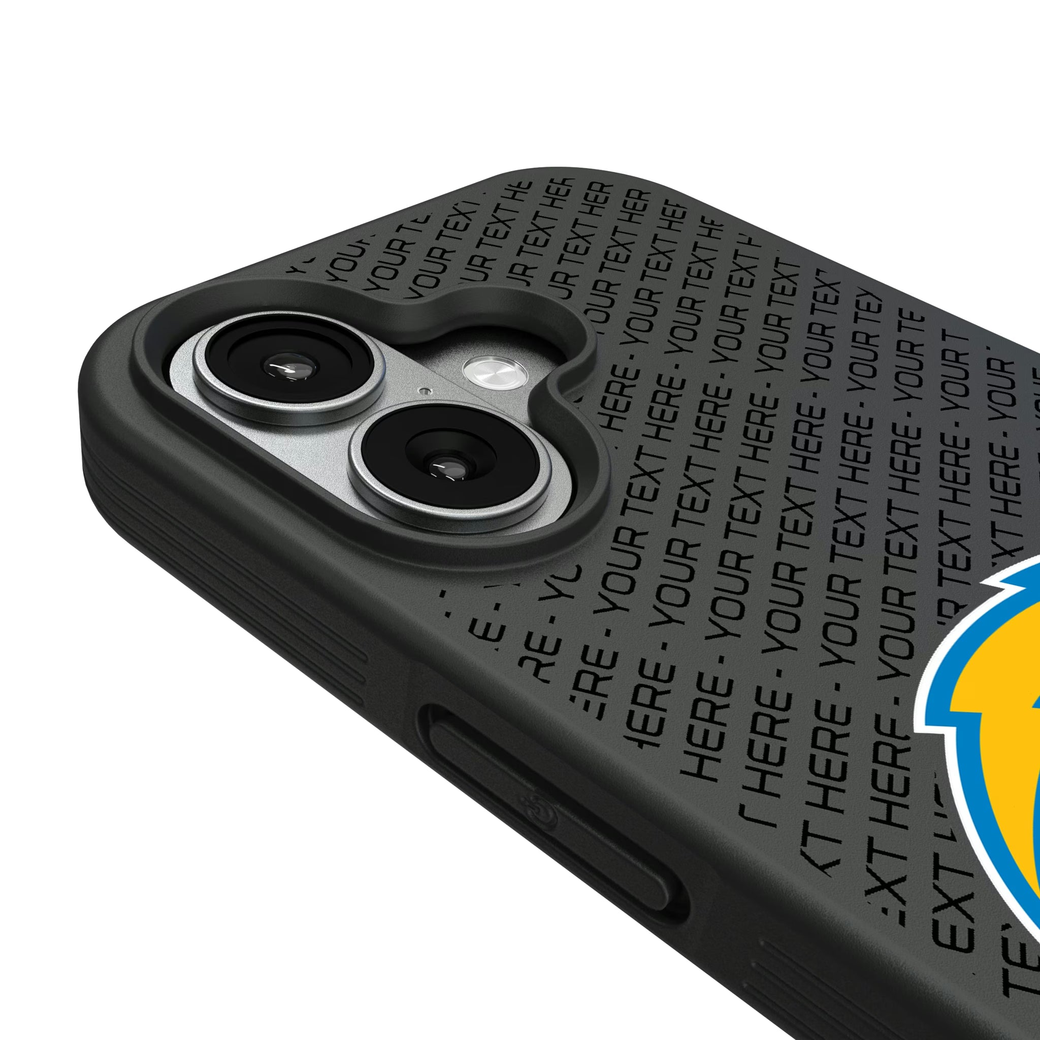 Los Angeles Chargers Personalized EndZone Plus iPhone Bump Phone Case for Apple iPhone - Detail#Device_iPhone 17