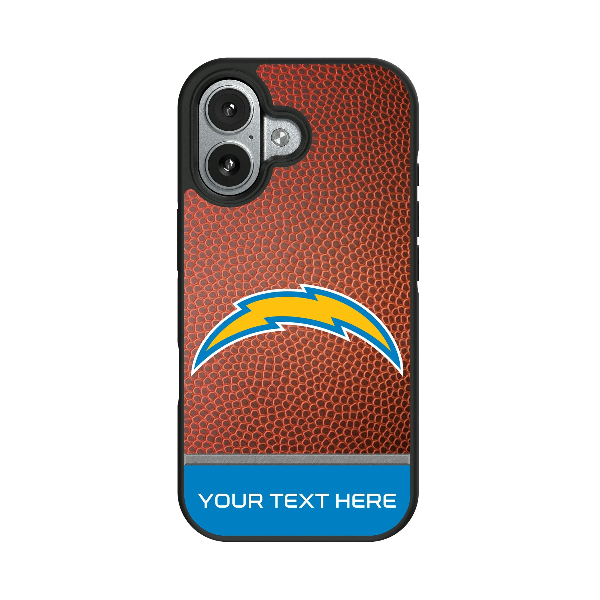 Los Angeles Chargers Personalized Football iPhone Bump Phone Case for Apple iPhone#Device_iPhone 17