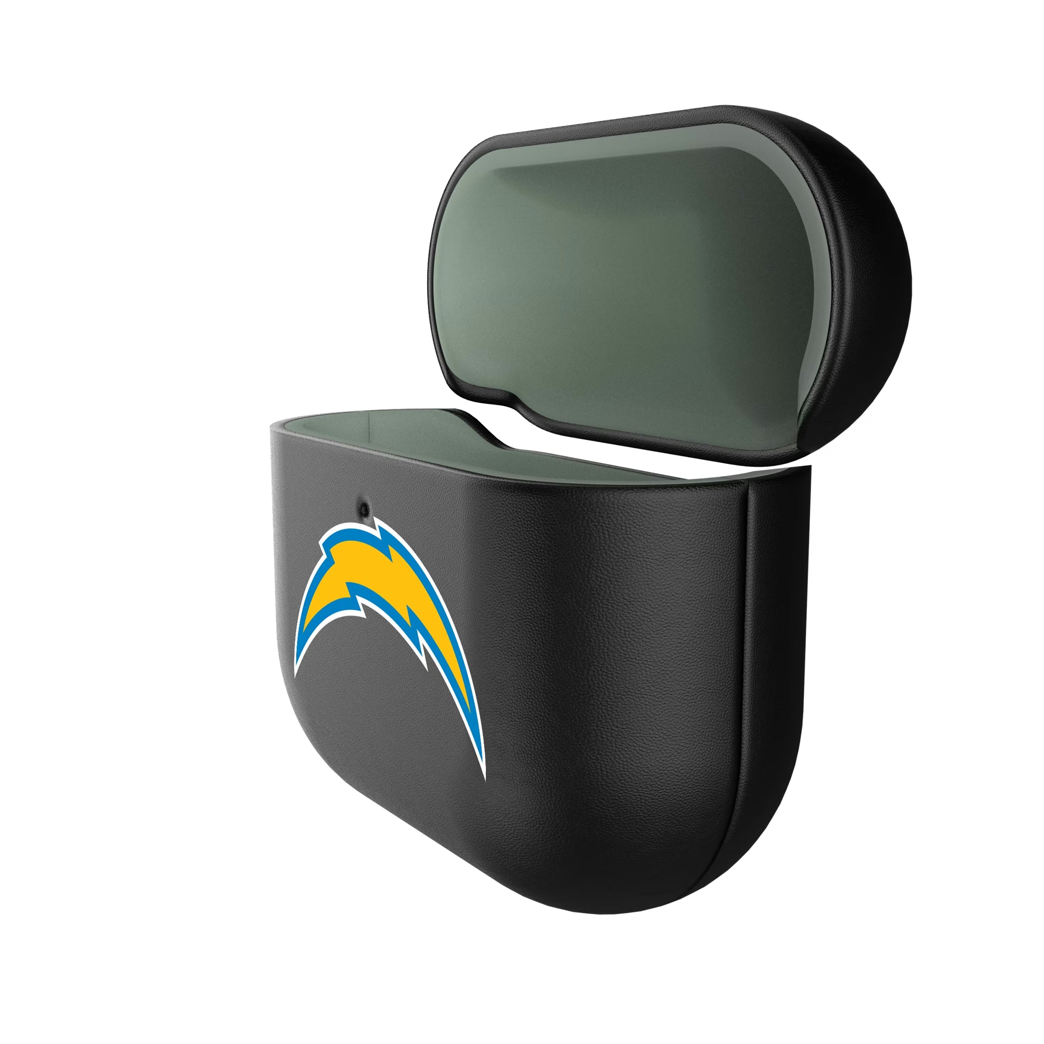 Los Angeles Chargers Personalized Insignia AirPods AirPod Case Cover - Isometric View#Device_AirPods 4