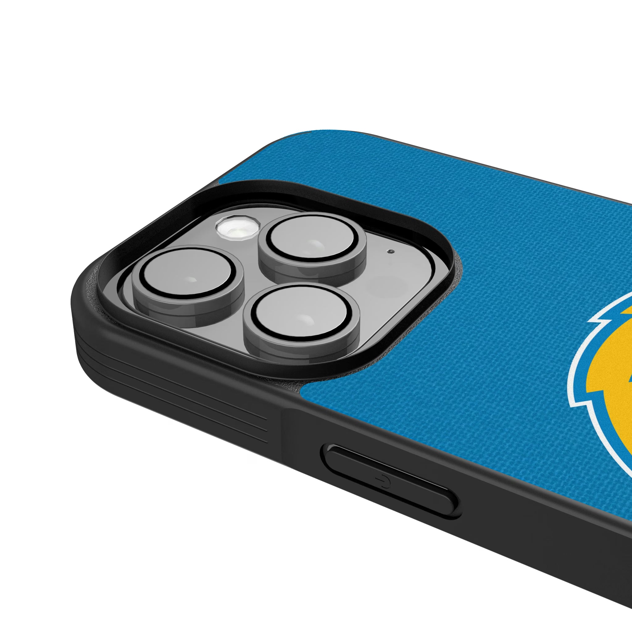 Los Angeles Chargers Personalized Stripe iPhone Bump Phone Case for Apple iPhone - Detail