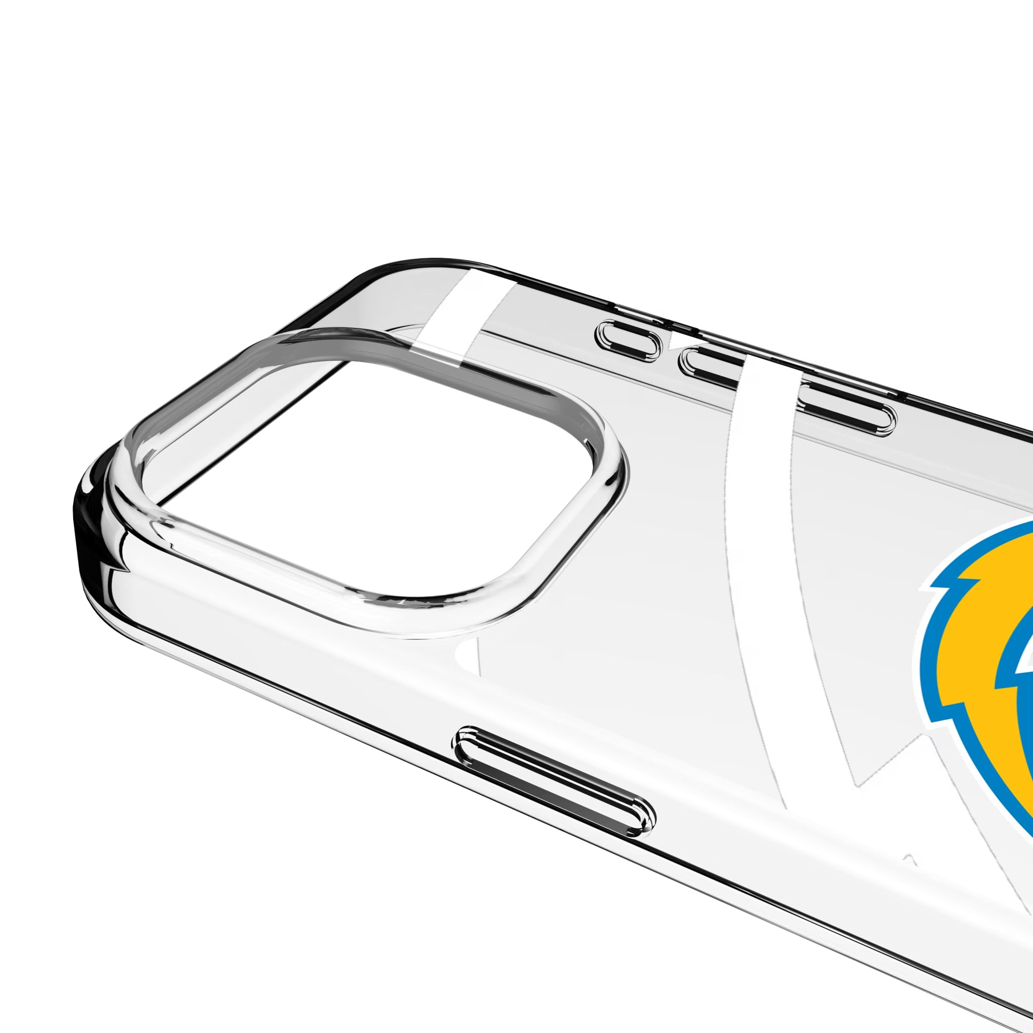 Los Angeles Chargers Personalized Tilt iPhone Clear Phone Case for Apple iPhone - Detail