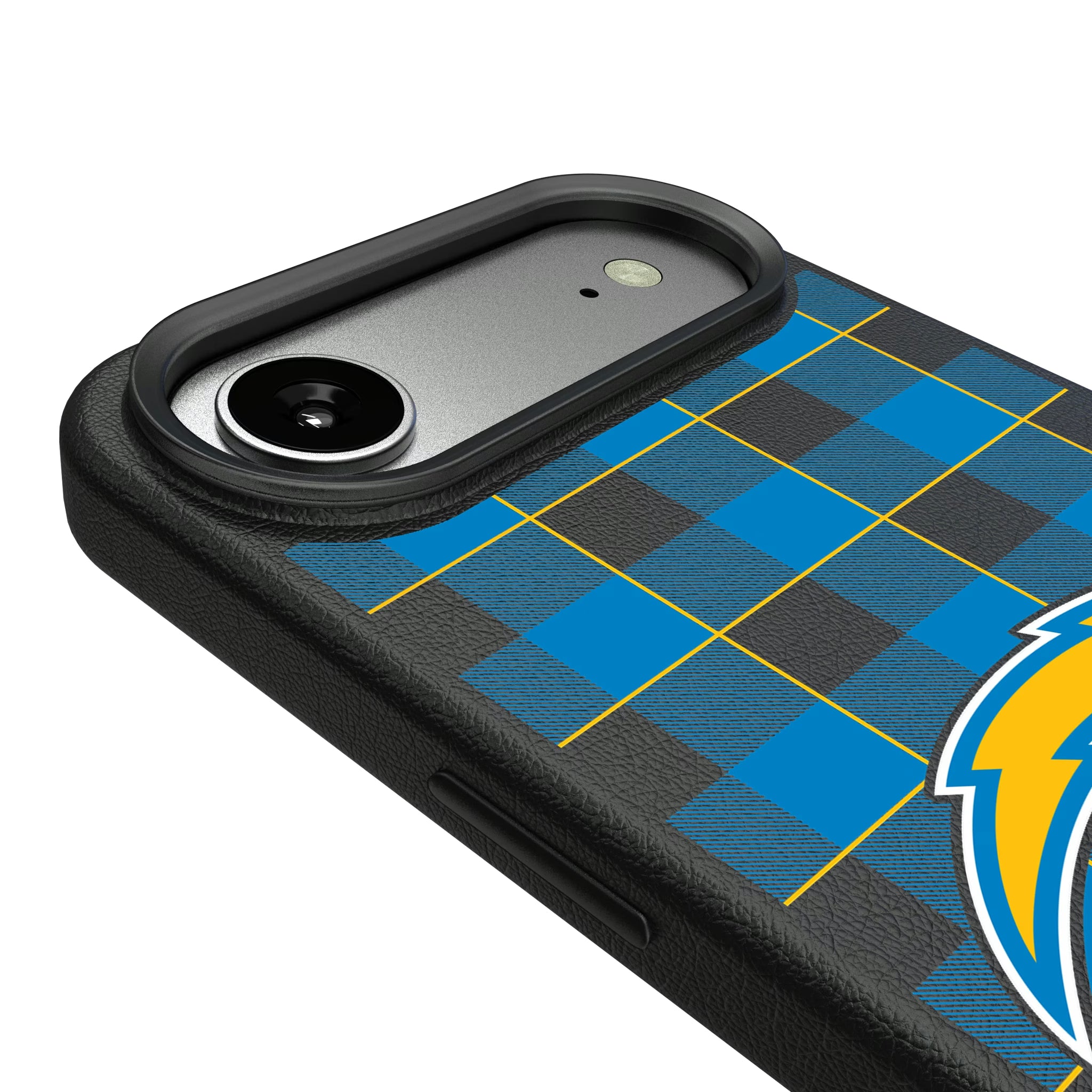 Los Angeles Chargers Plaid iPhone MagSafe Compatible Phone Case for Apple iPhone - Detail#Device_iPhone Air