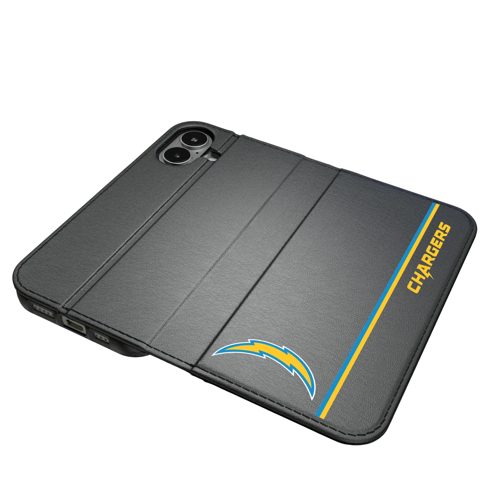Los Angeles Chargers Sidebar iPhone Folio Phone Case for Apple iPhone#Device_iPhone 17