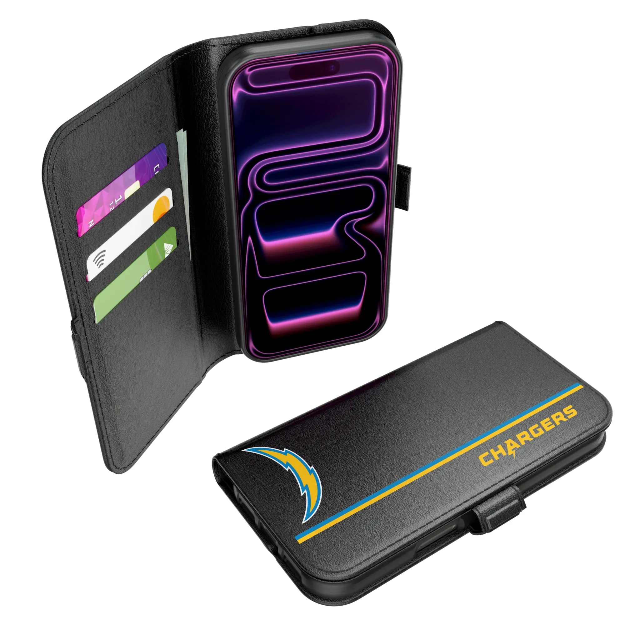 Los Angeles Chargers Sidebar iPhone Folio Phone Case for Apple iPhone#Device_iPhone 17 Pro