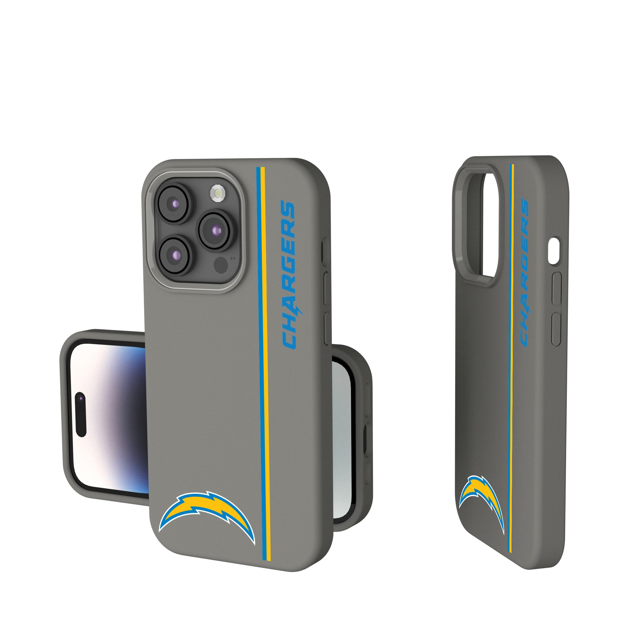 Los Angeles Chargers Sidebar iPhone Soft Touch Phone Case for Apple iPhone