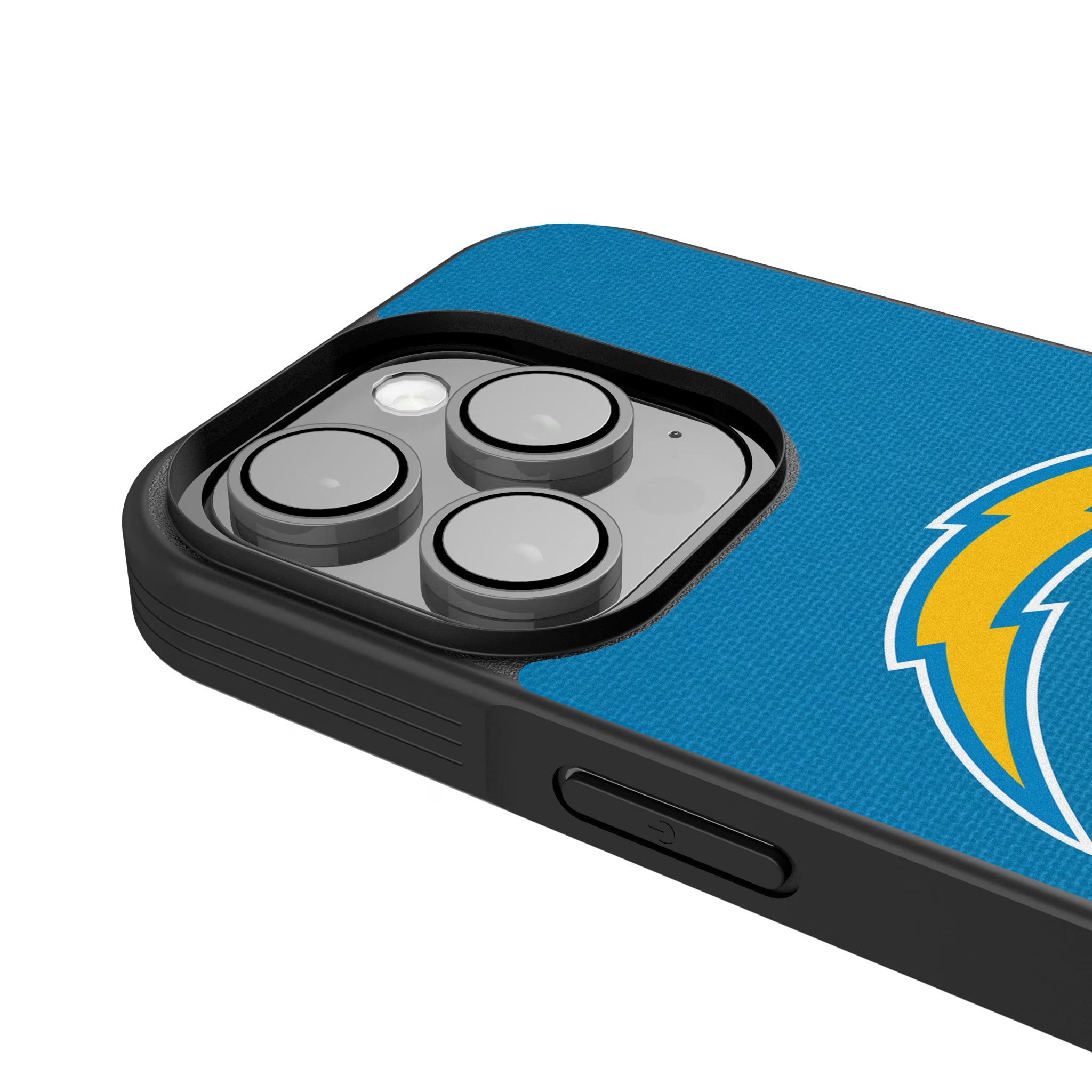 Los Angeles Chargers Stripe iPhone Bump Phone Case for Apple iPhone - Detail