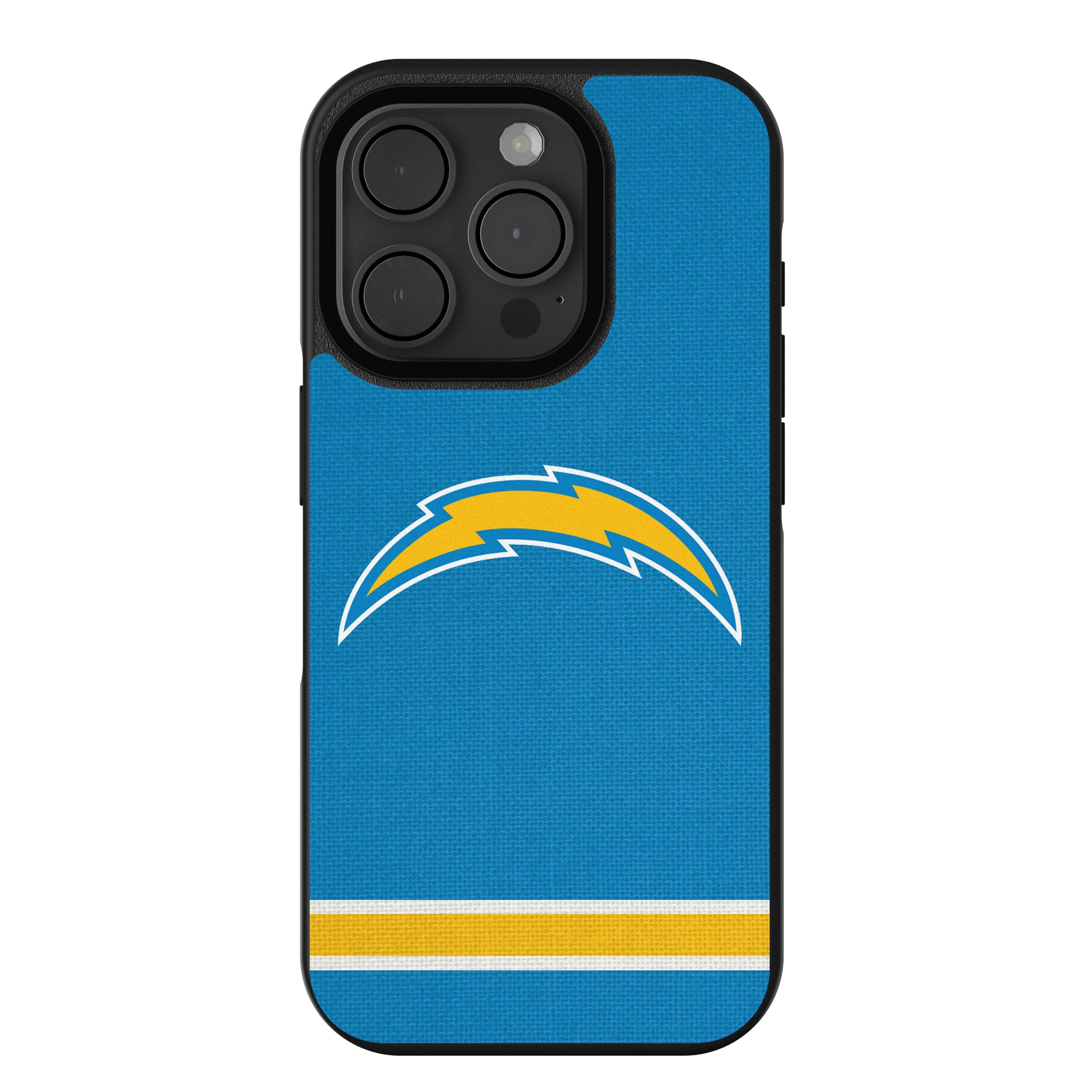 Los Angeles Chargers Stripe iPhone Bump Phone Case for Apple iPhone