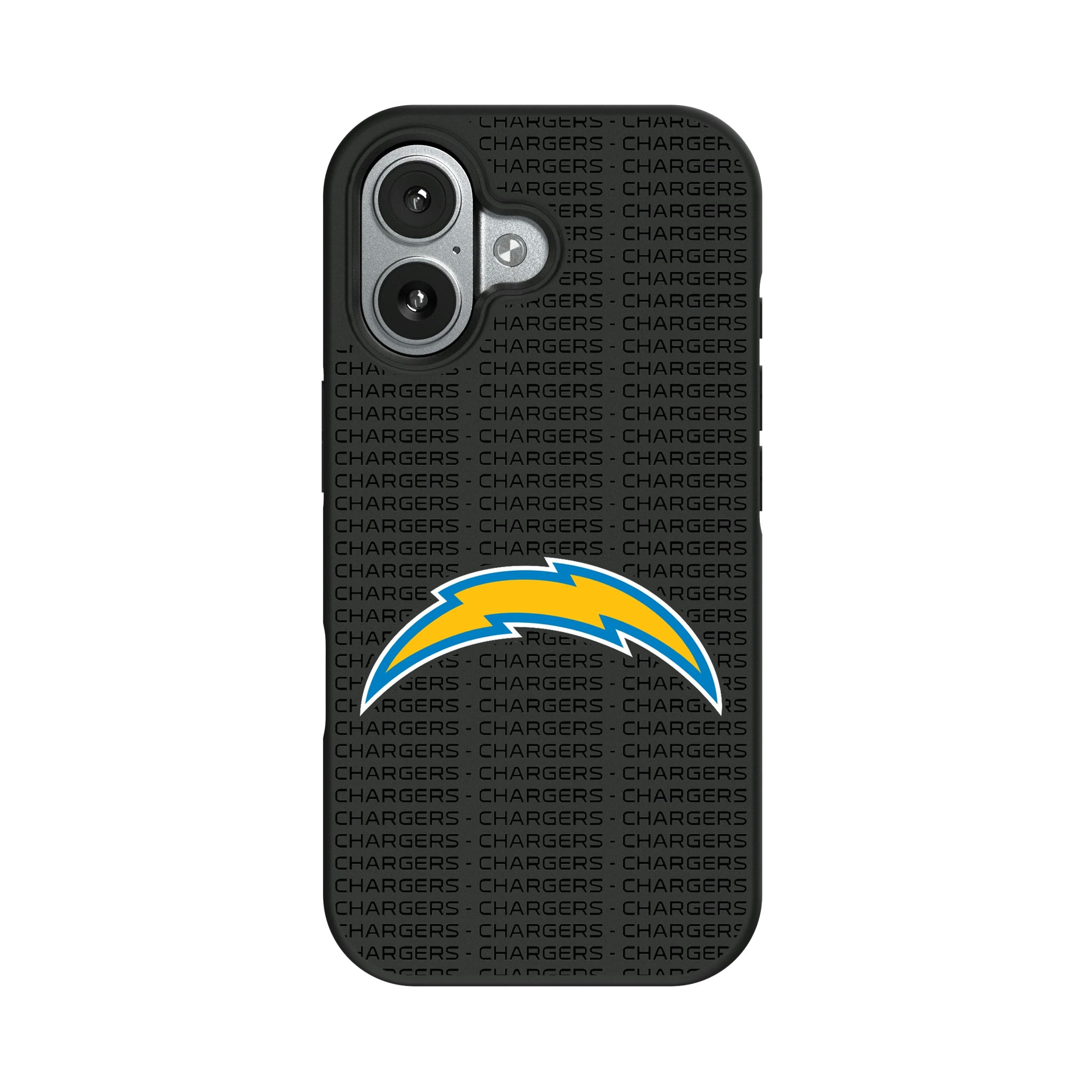 Los Angeles Chargers Text Backdrop iPhone Bump Phone Case for Apple iPhone#Device_iPhone 17