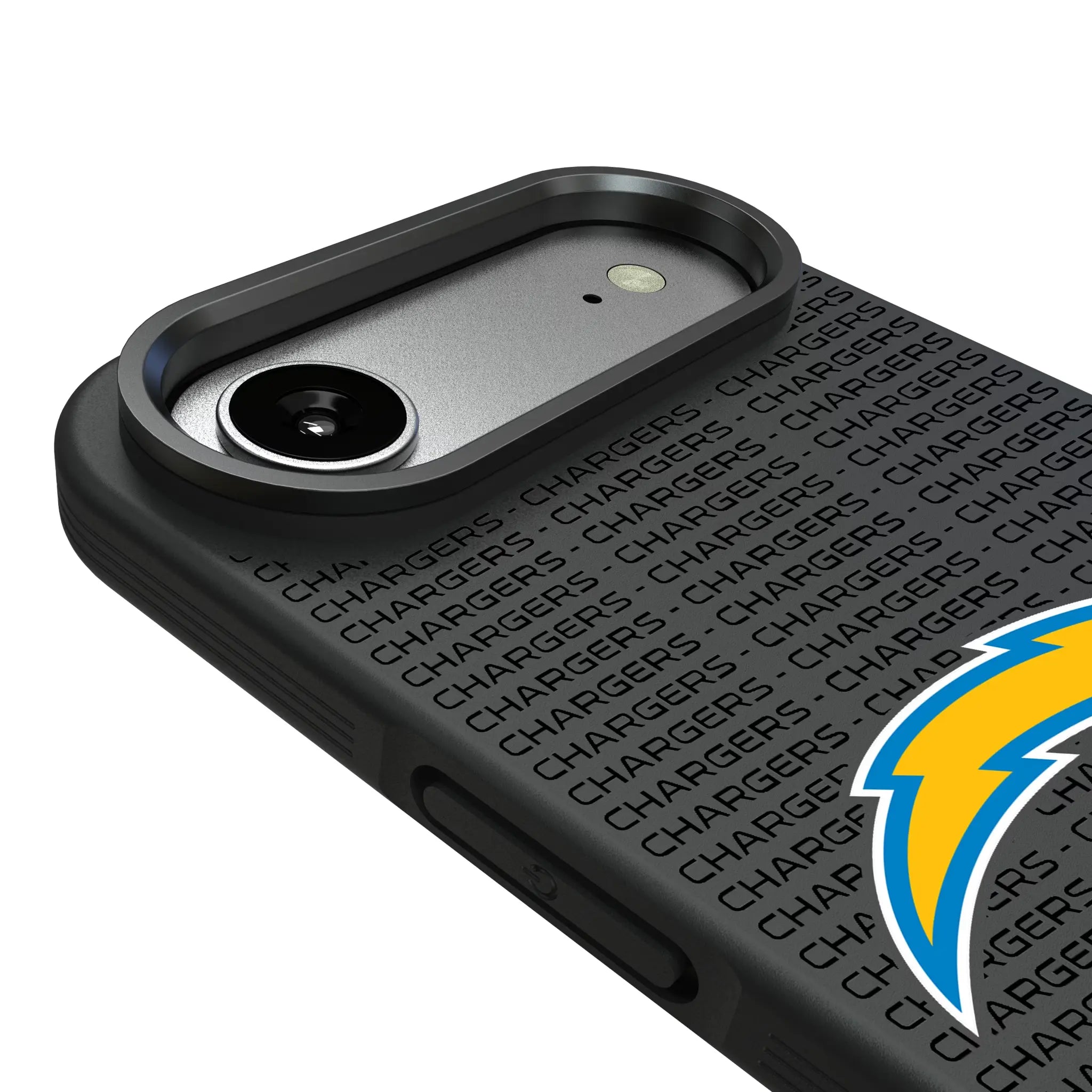 Los Angeles Chargers Text Backdrop iPhone Bump Phone Case for Apple iPhone - Detail#Device_iPhone Air