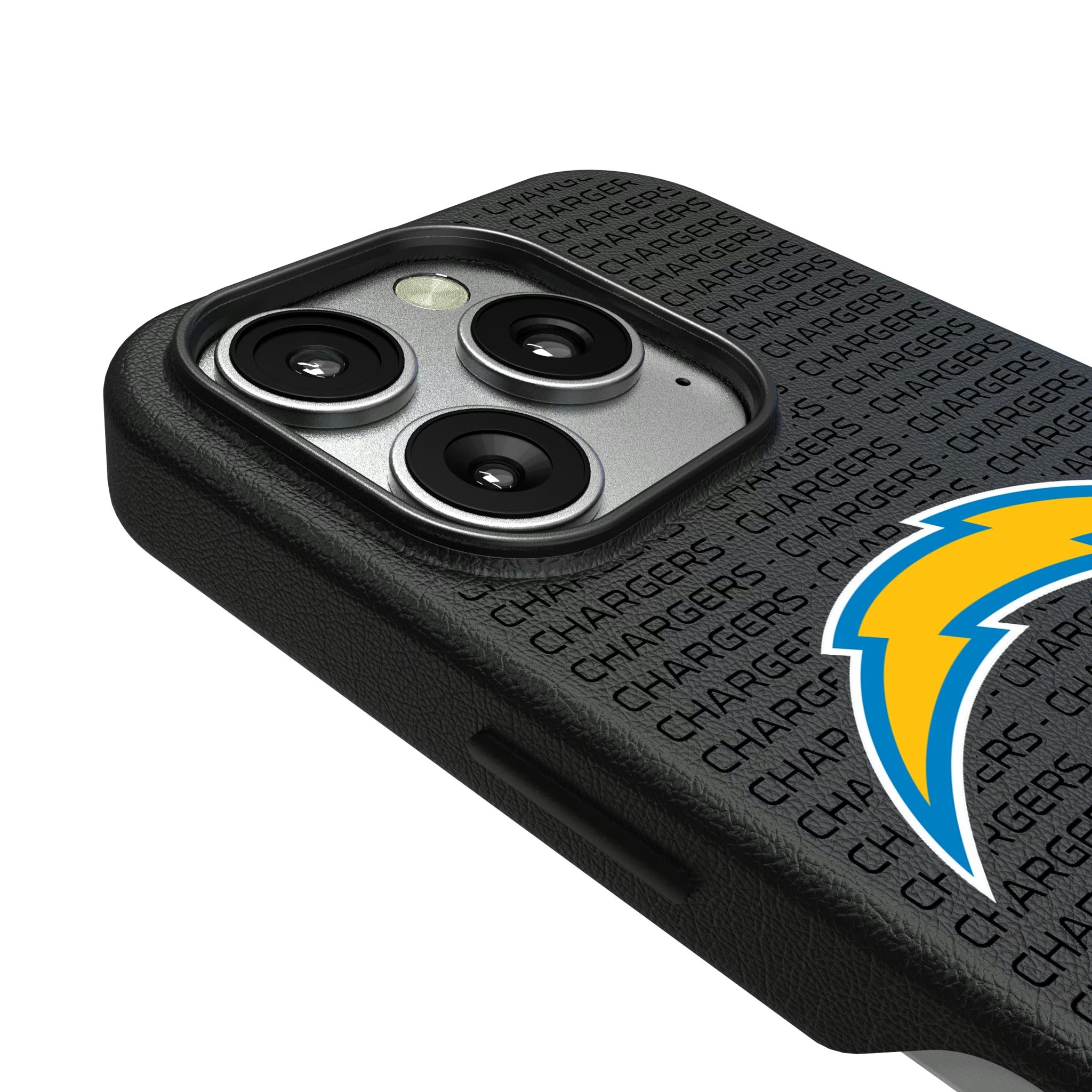 Los Angeles Chargers Text Backdrop iPhone MagSafe Compatible Phone Case for Apple iPhone - Detail