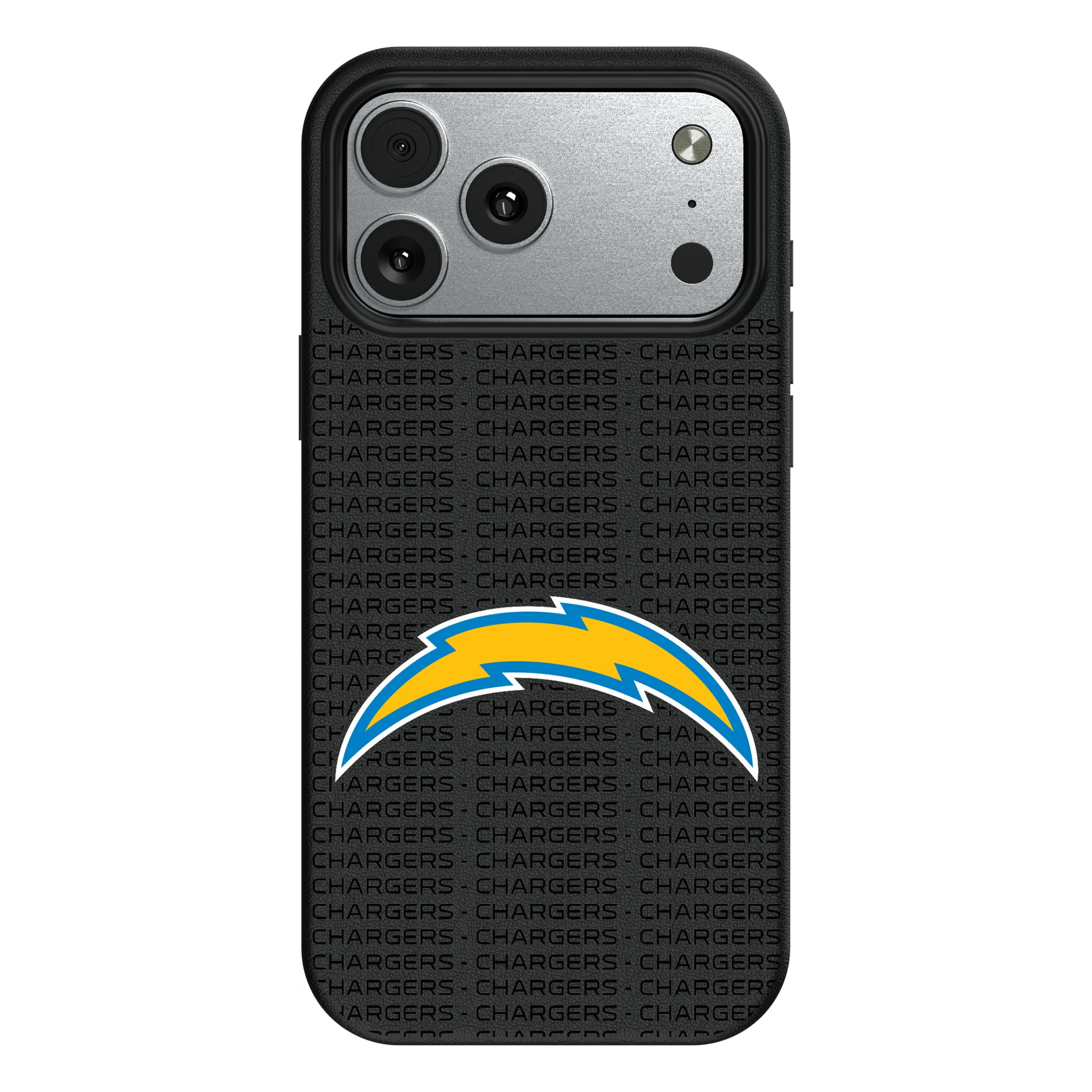Los Angeles Chargers Text Backdrop iPhone MagSafe Compatible Phone Case for Apple iPhone#Device_iPhone 17 Pro Max