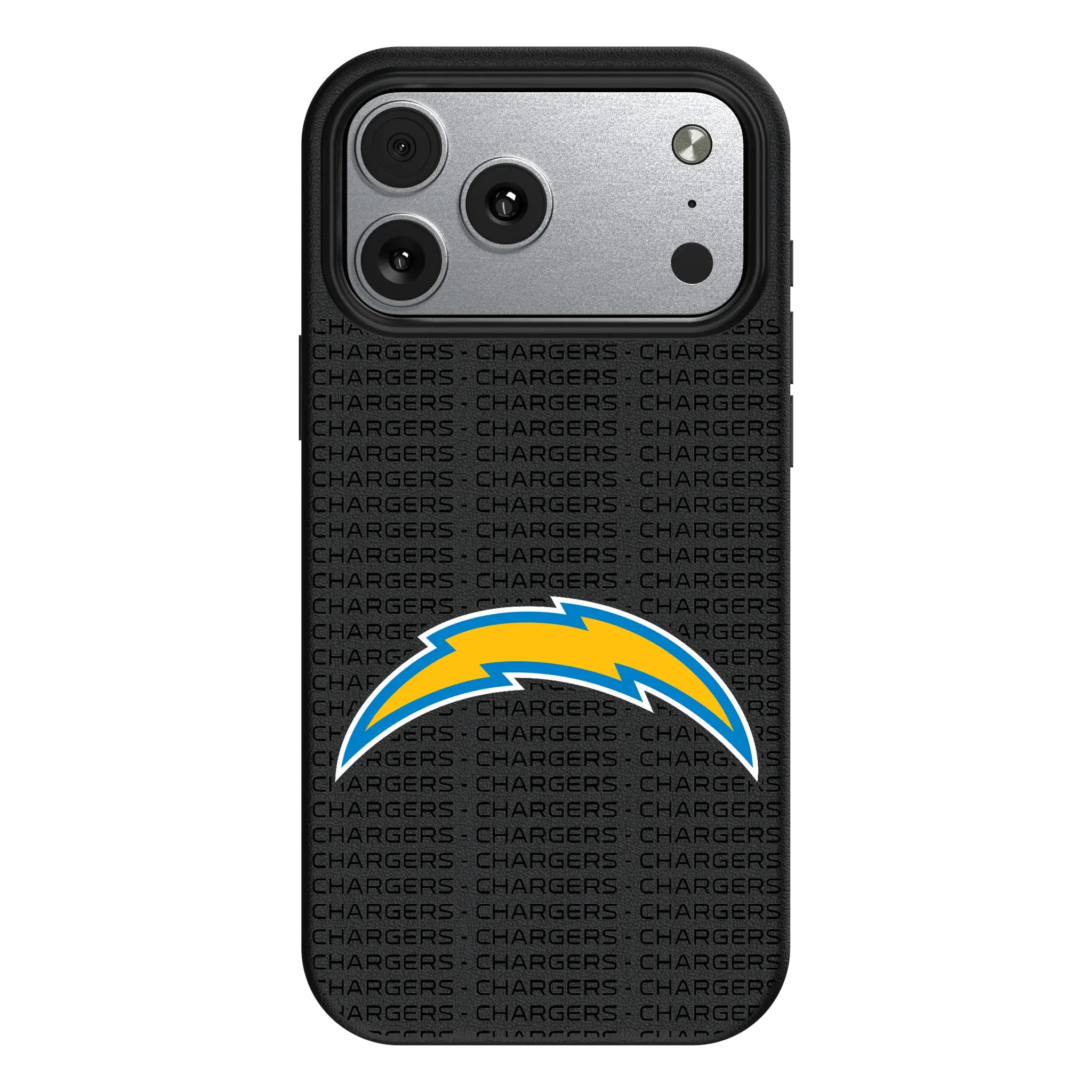 Los Angeles Chargers Text Backdrop iPhone MagSafe Compatible Phone Case for Apple iPhone#Device_iPhone 17 Pro Max