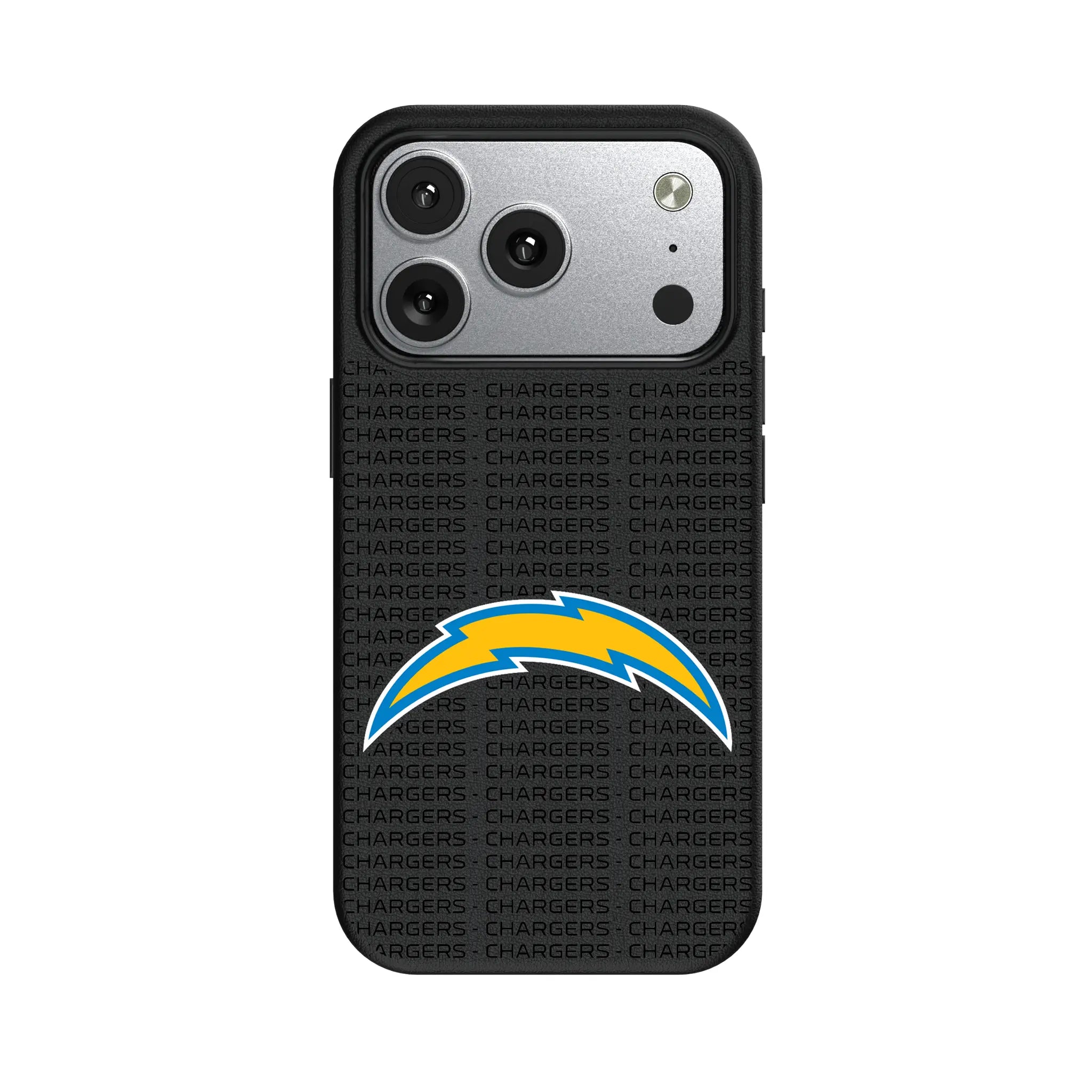 Los Angeles Chargers Text Backdrop iPhone MagSafe Compatible Phone Case for Apple iPhone#Device_iPhone 17 Pro