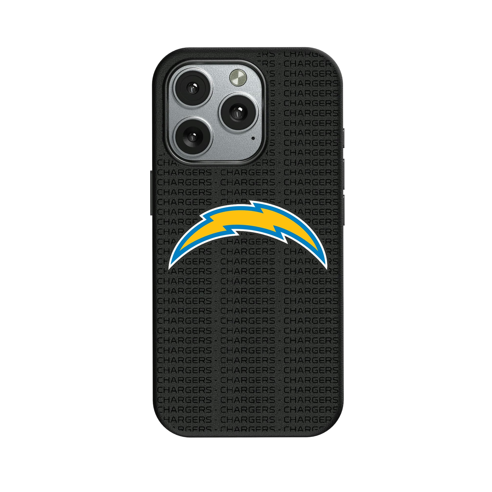 Los Angeles Chargers Text Backdrop iPhone MagSafe Compatible Phone Case for Apple iPhone