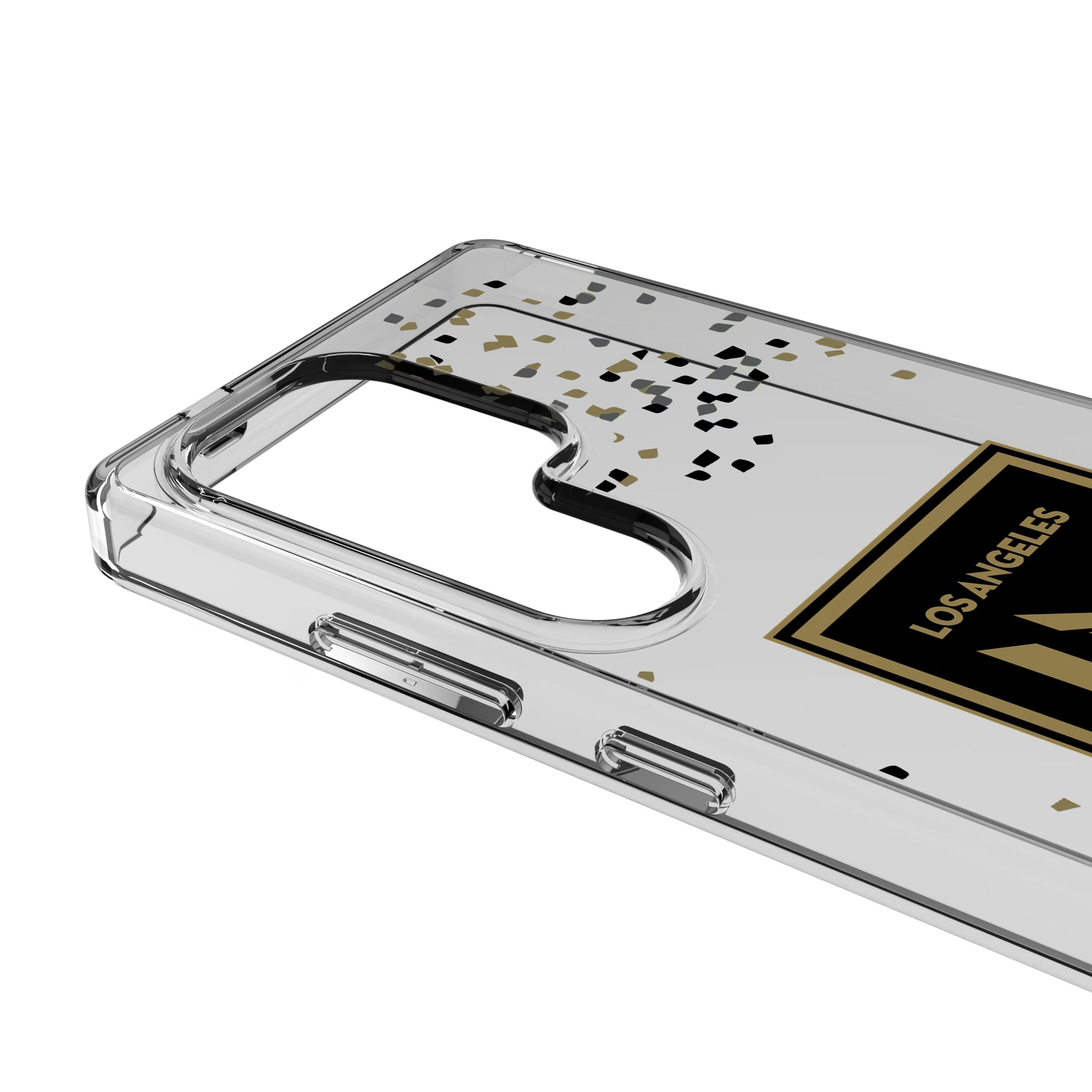 Los Angeles Football Club Confetti Galaxy Clear Phone Case for Samsung Galaxy - Detail