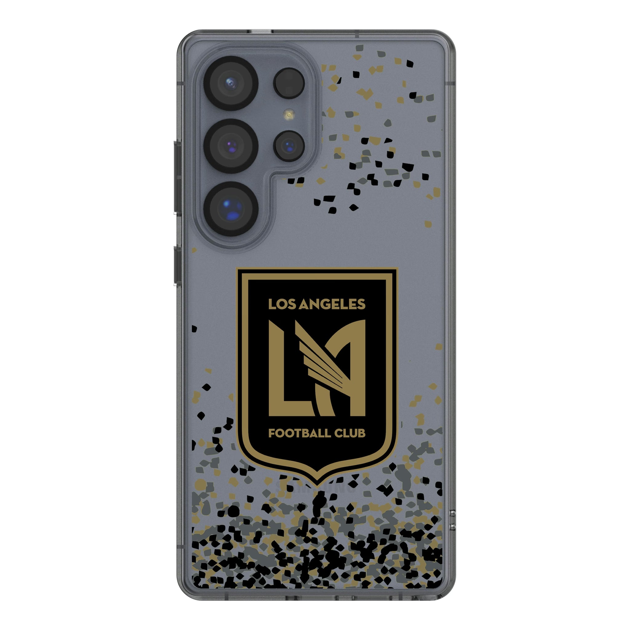 Los Angeles Football Club Confetti Galaxy Clear Phone Case for Samsung Galaxy