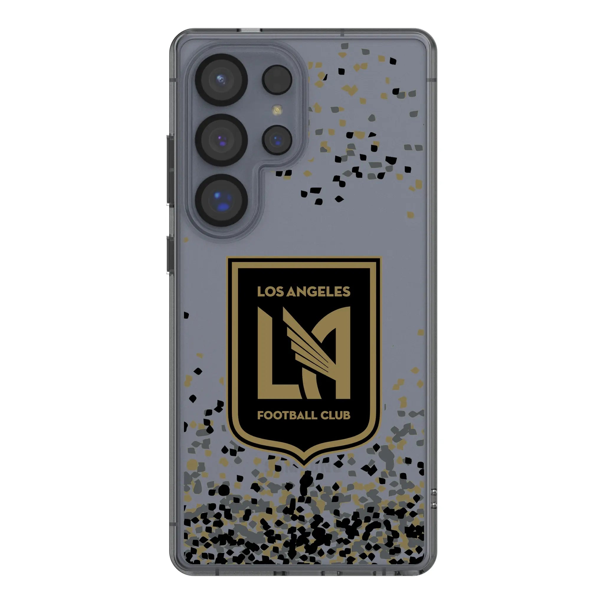 Los Angeles Football Club Confetti Galaxy Clear Phone Case for Samsung Galaxy#Device_Galaxy S25 Ultra