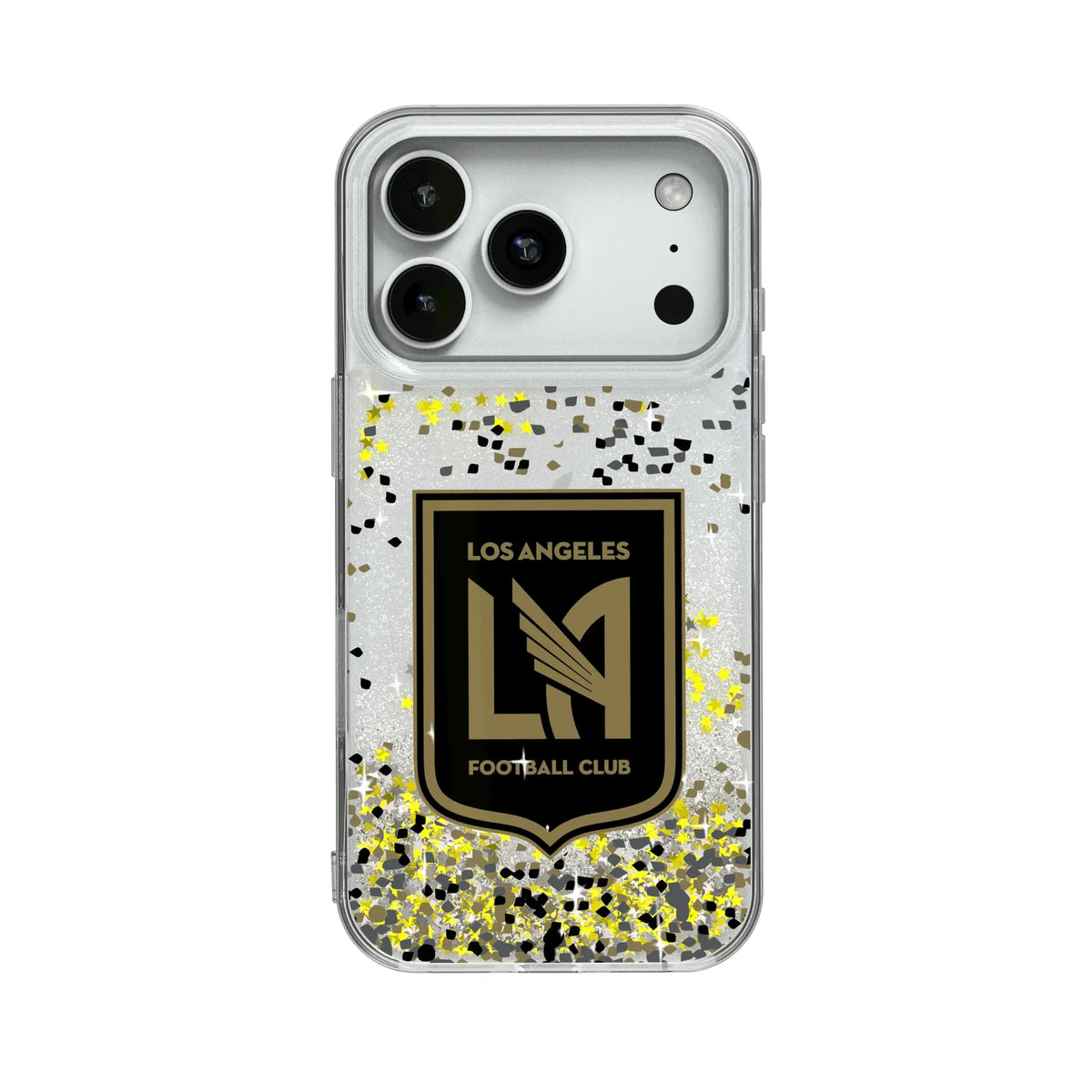 Los Angeles Football Club Confetti Glitter Phone Case for Apple iPhone