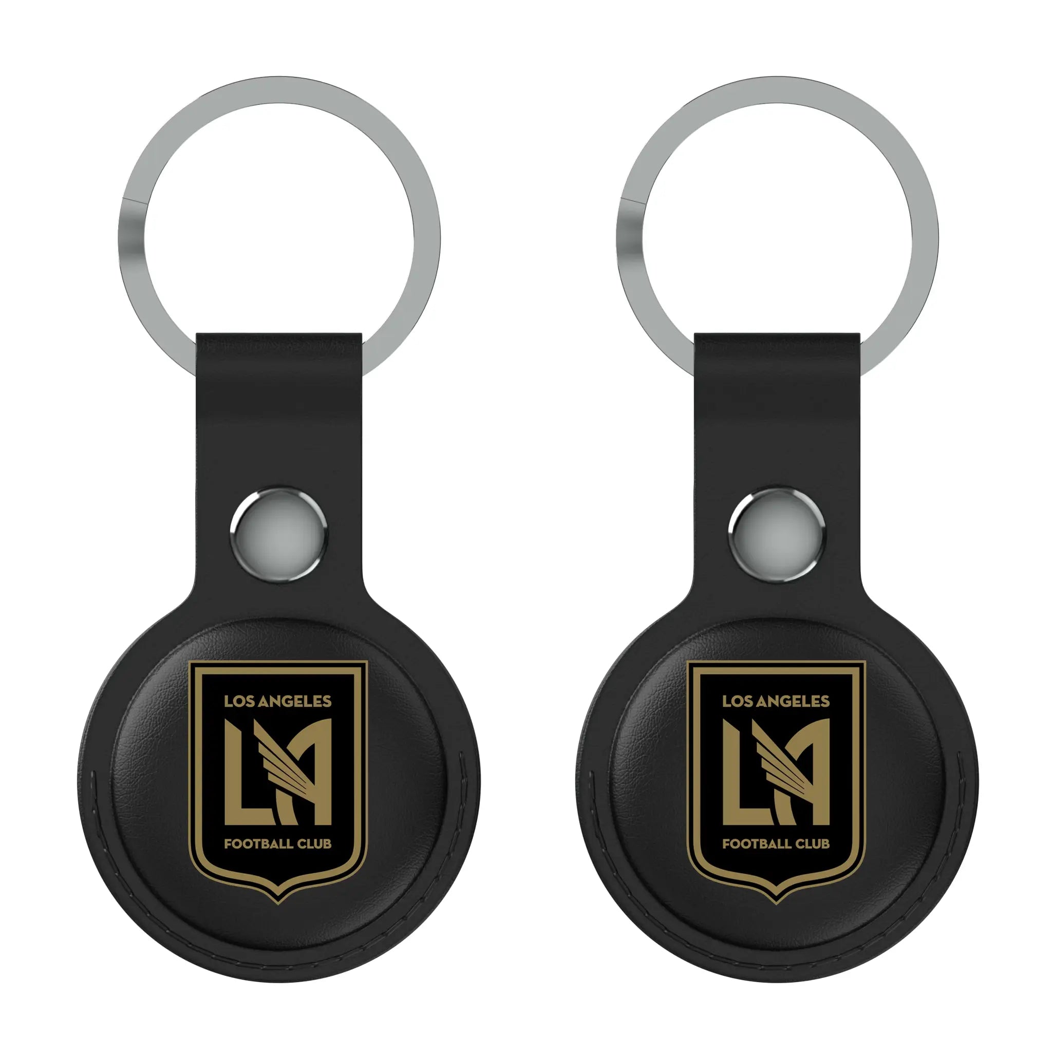 Los Angeles Football Club Insignia AirTag Black Airtag Holder 2-Pack