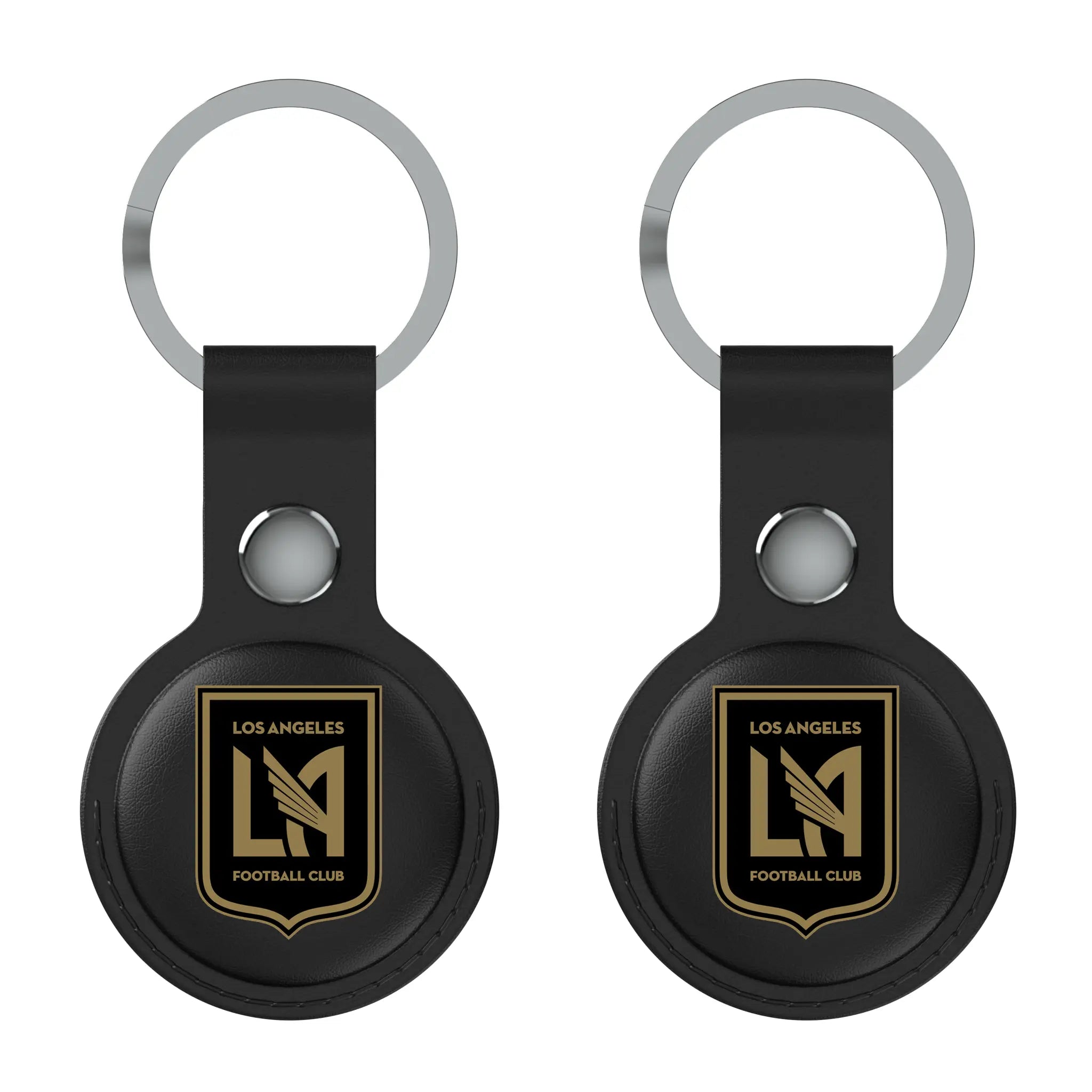 Los Angeles Football Club Insignia AirTag Black Airtag Holder 2-Pack