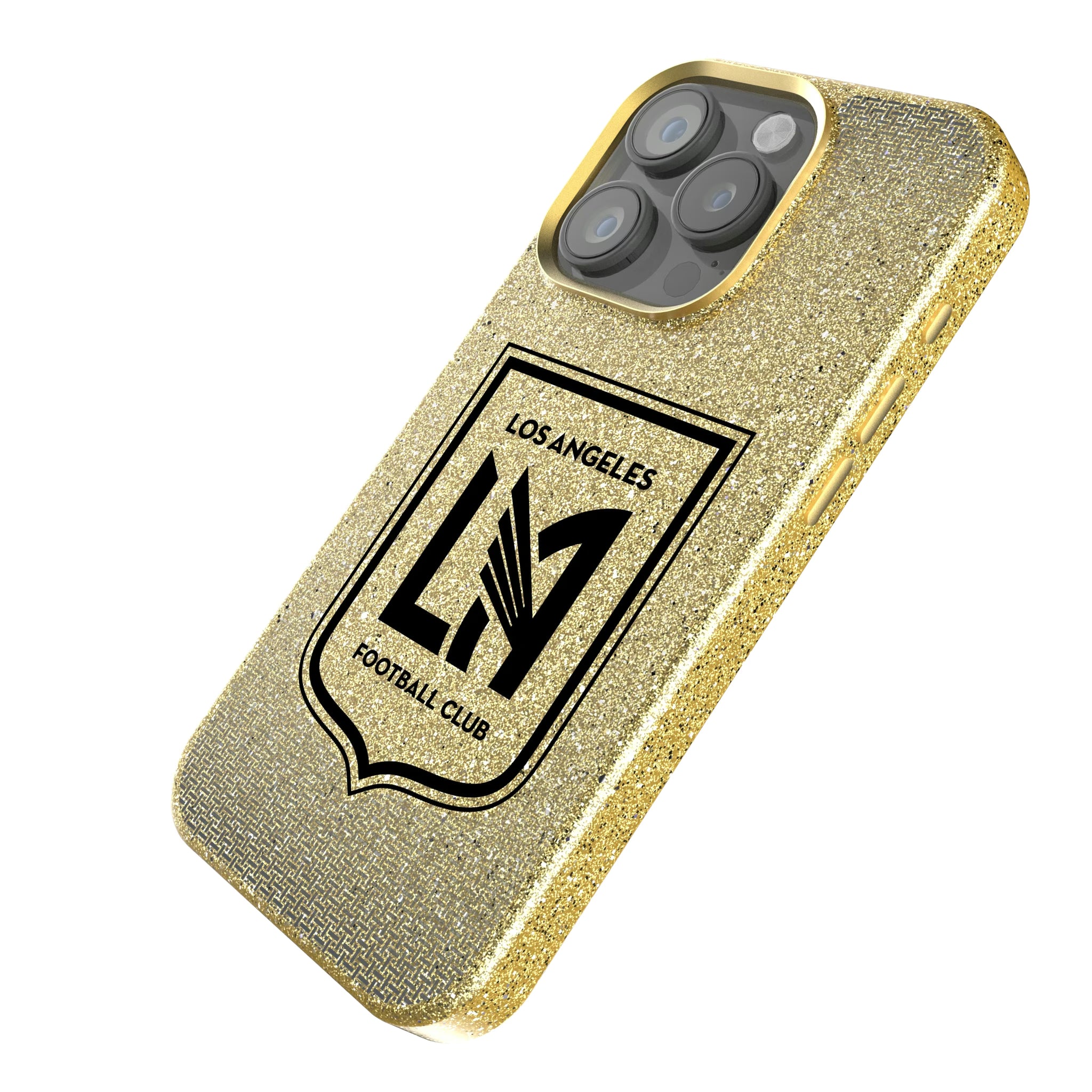 Los Angeles Football Club Linen iPhone Bling Phone Case for Apple iPhone - Isometric View