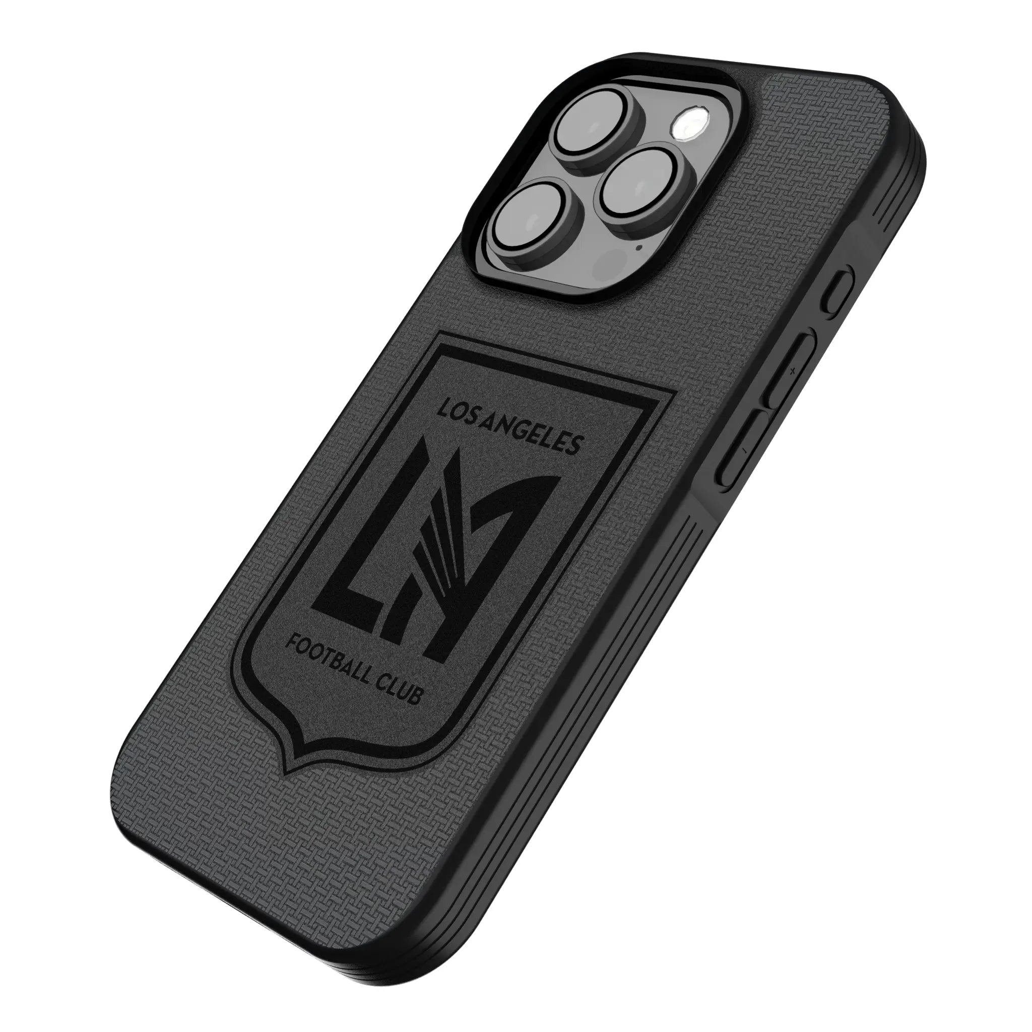 Los Angeles Football Club Linen iPhone Bump Phone Case for Apple iPhone - Isometric View