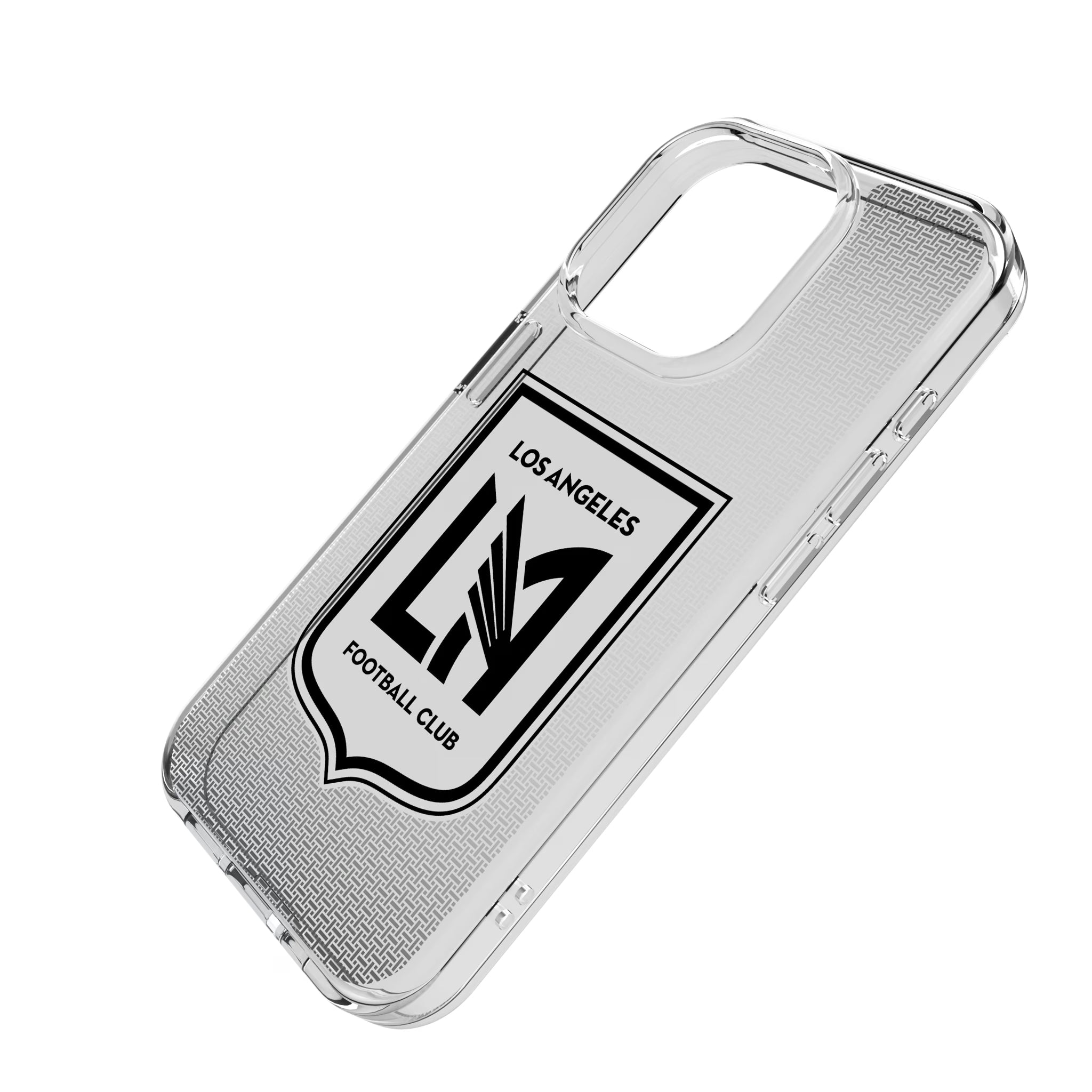 Los Angeles Football Club Linen iPhone Clear Phone Case for Apple iPhone - Isometric View
