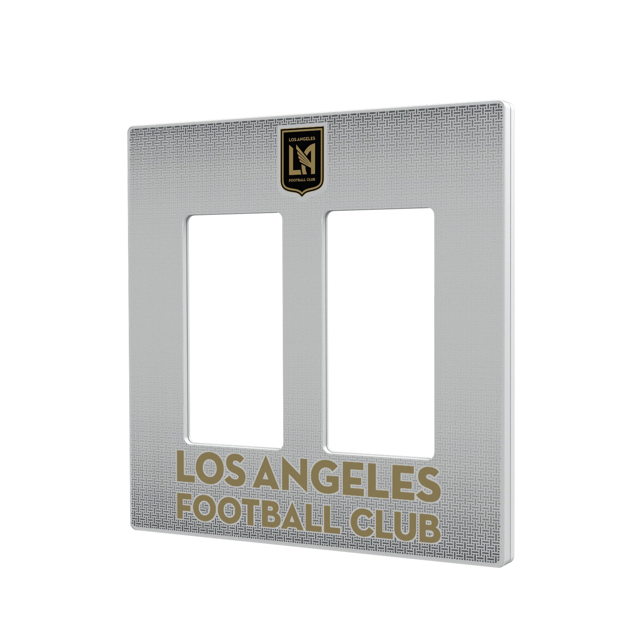 Los Angeles Football Club Linen Hidden-Screw Light Switch Plate#Style_Double Rocker